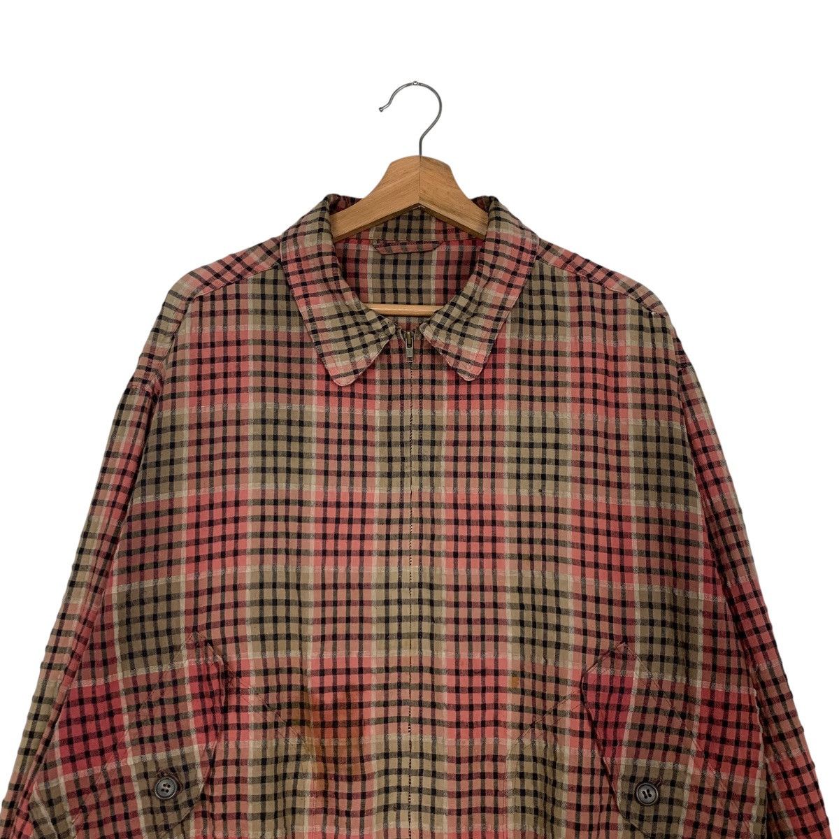 Vintage TOKYO TAYA GINZA Checked Casual Jacket #2685-C120 Size US L / EU 52-54 / 3 - 2 Thumbnail