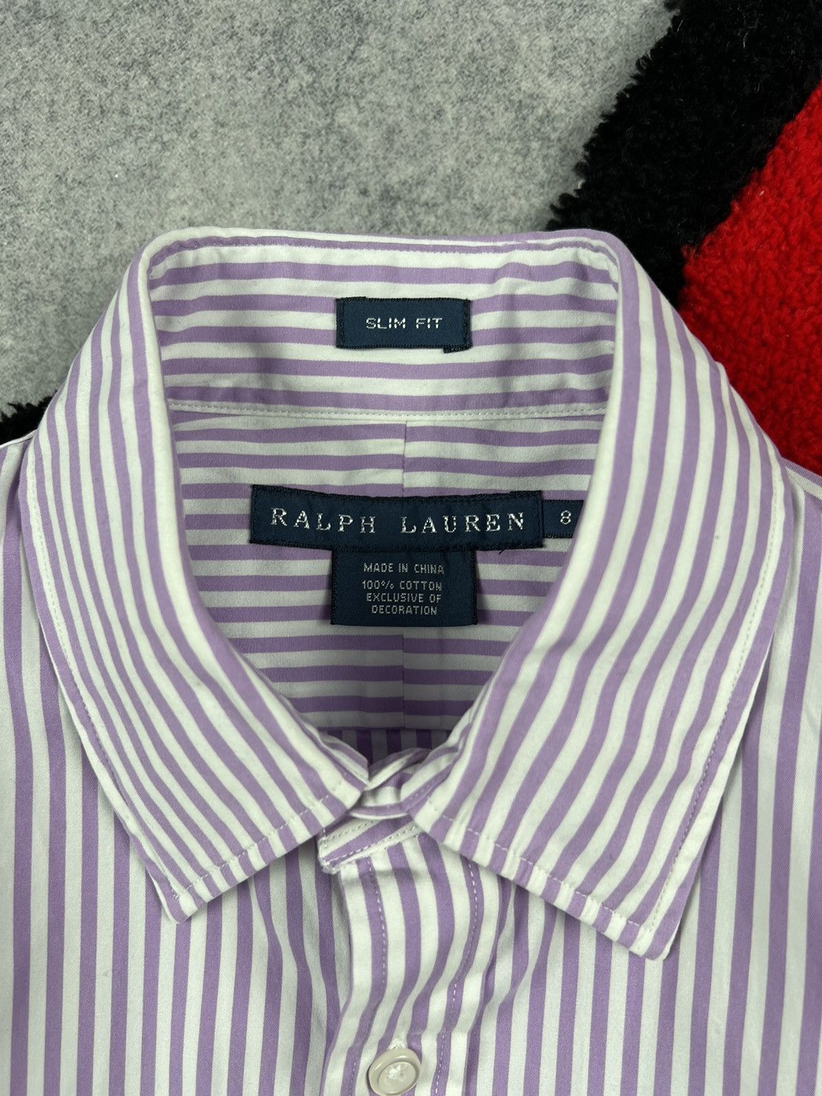 Ralph Lauren Vintage Polo Ralph Lauren Purple Distressed Women’s Shirt Size S / US 4 / IT 40 - 7 Thumbnail