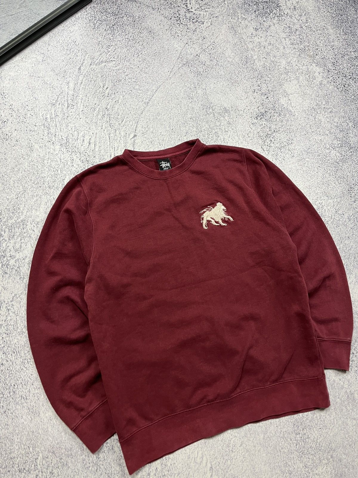 Japanese Brand Vintage Stussy Tiger Logo Sweatshirt 00’s Rare Boxy Hype Y2k Size US M / EU 48-50 / 2 - 4 Thumbnail