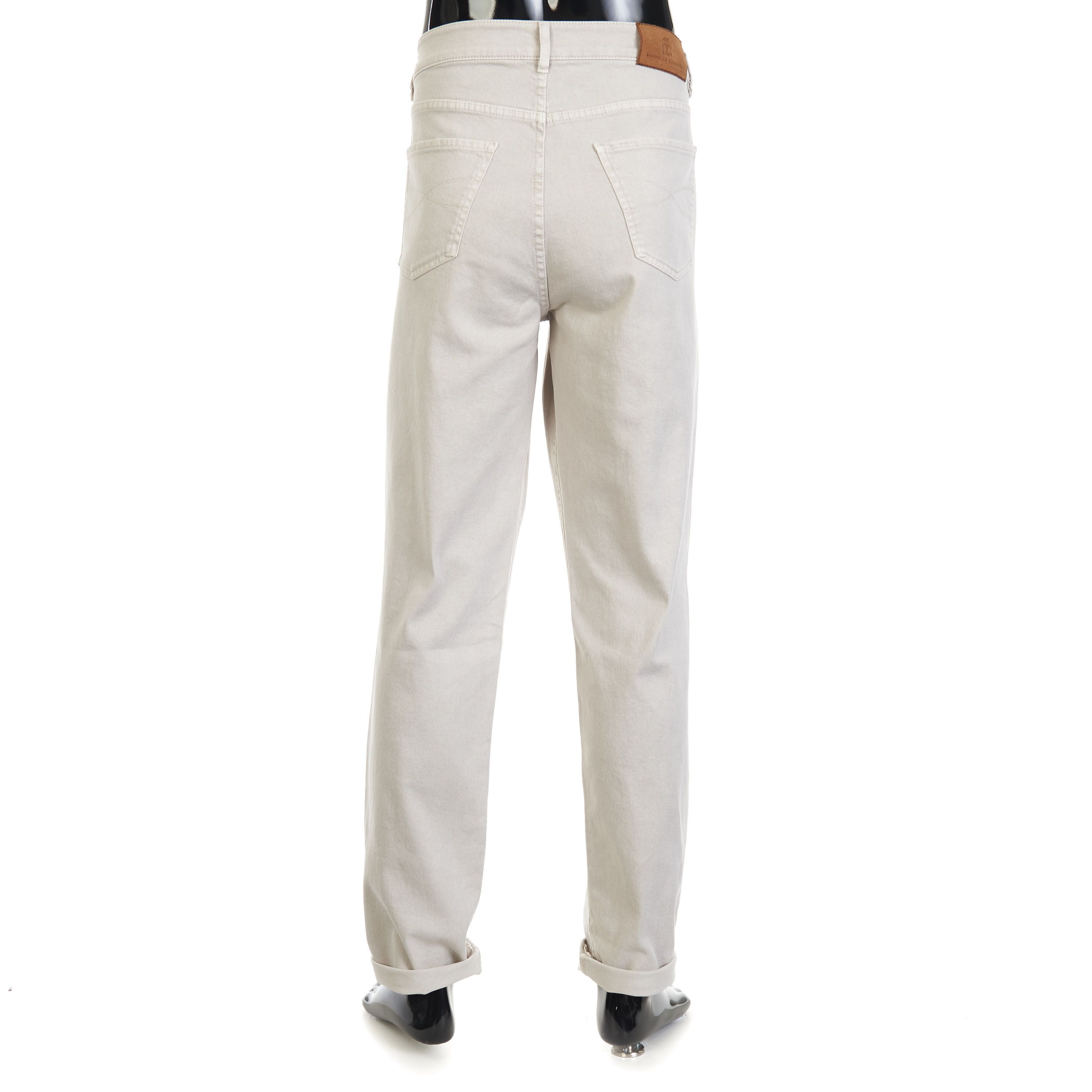 Brunello Cucinelli Five-Pocket Trousers - Garment Dyed Comfort Lightweight Size US 38 / EU 54 - 4 Thumbnail