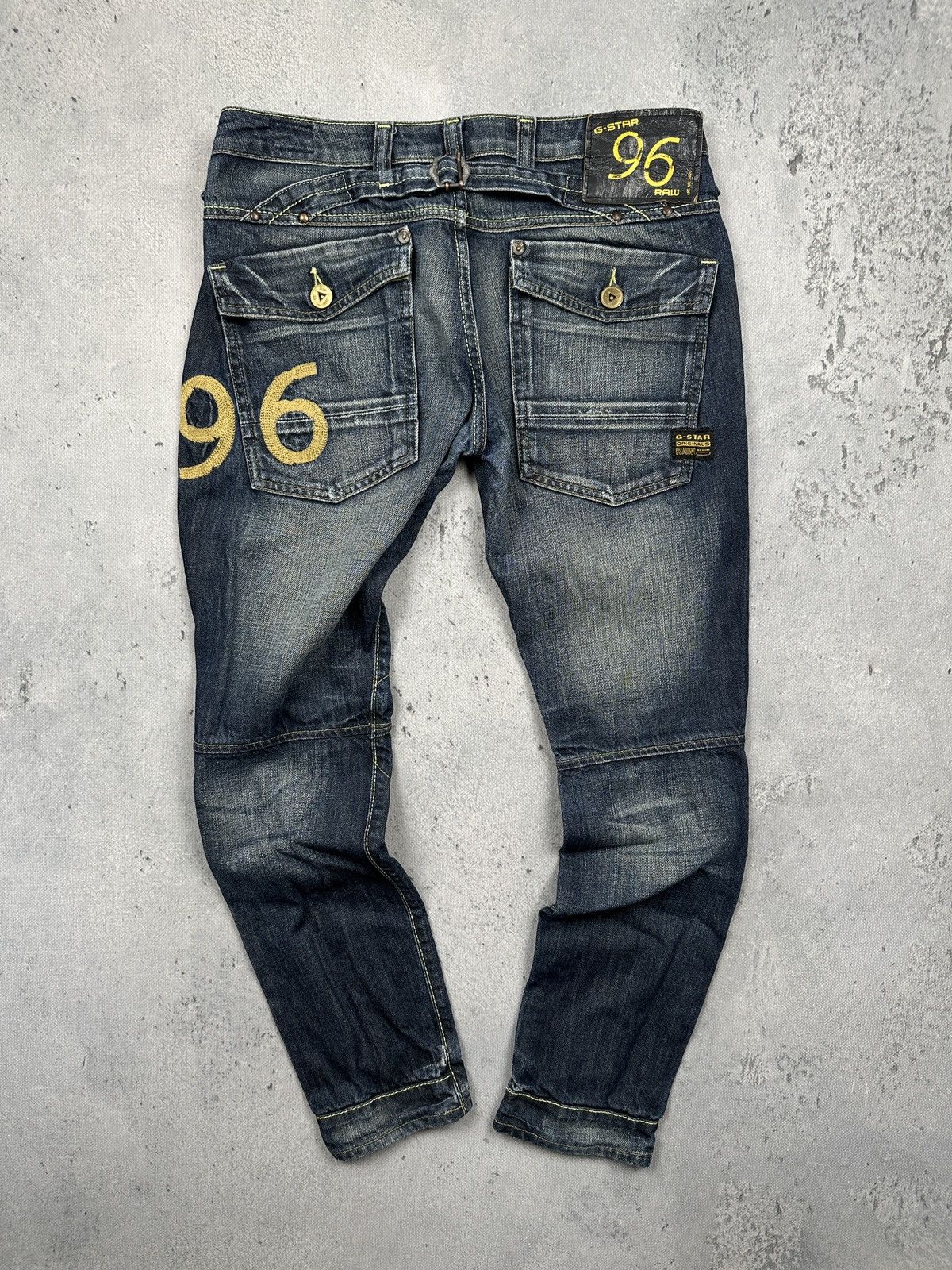 G-Star Vintage G-Star RAW Elwood Heritage Embro Narrow Jeans 96 y2k Size 30" / US 8 / IT 44 - 3 Thumbnail