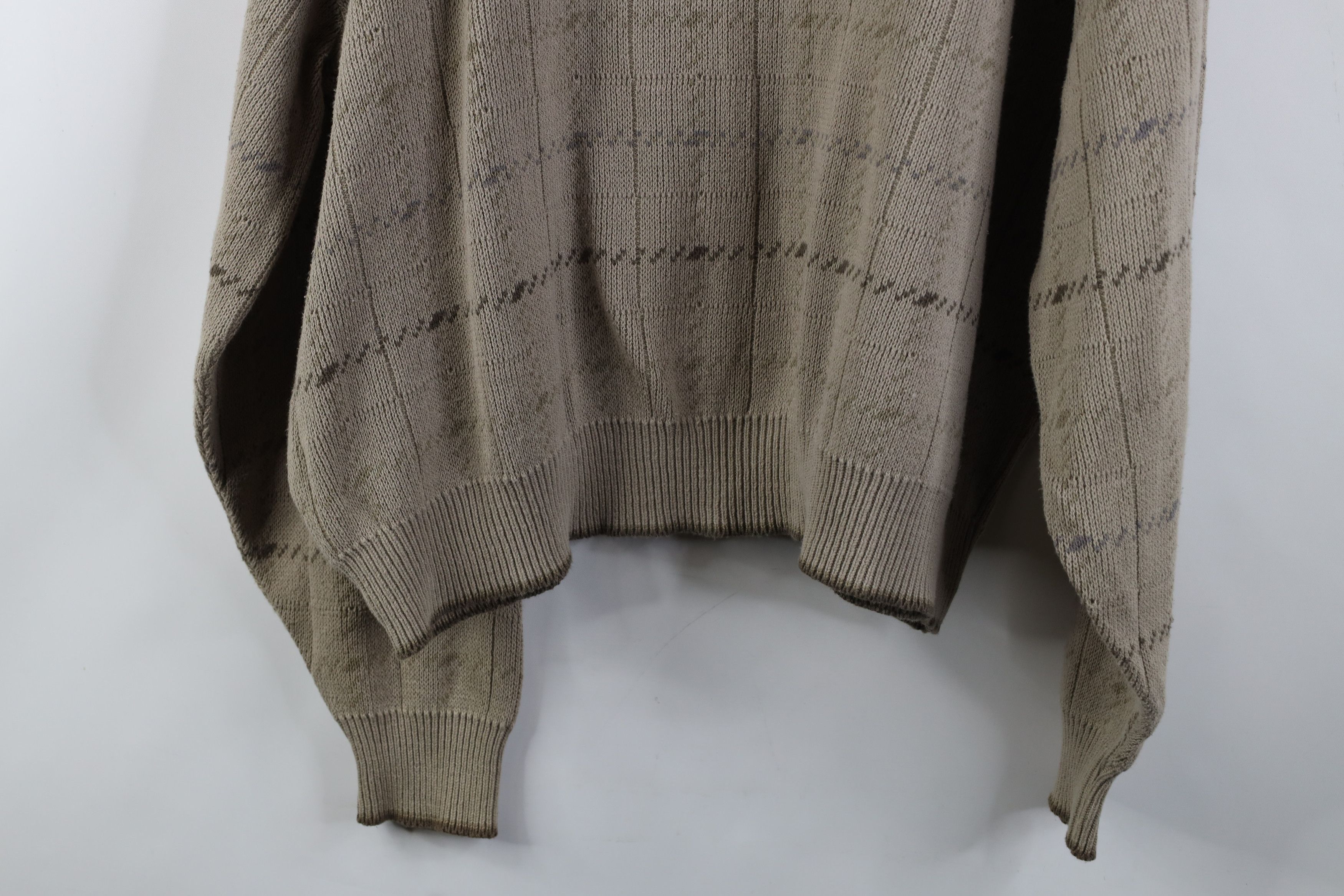 Vintage Vintage 90s Streetwear Ribbed Knit Golf Crewneck Sweater USA Size US XL / EU 56 / 4 - 13 Thumbnail