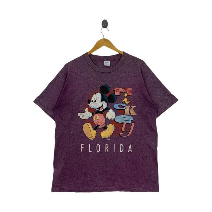 Velva Sheen Vintage 90’ VELVA SHEEN MICKEY MOUSE Natural Faded Tee Shirt Size L / US 10 / IT 46 - 1 Thumbnail