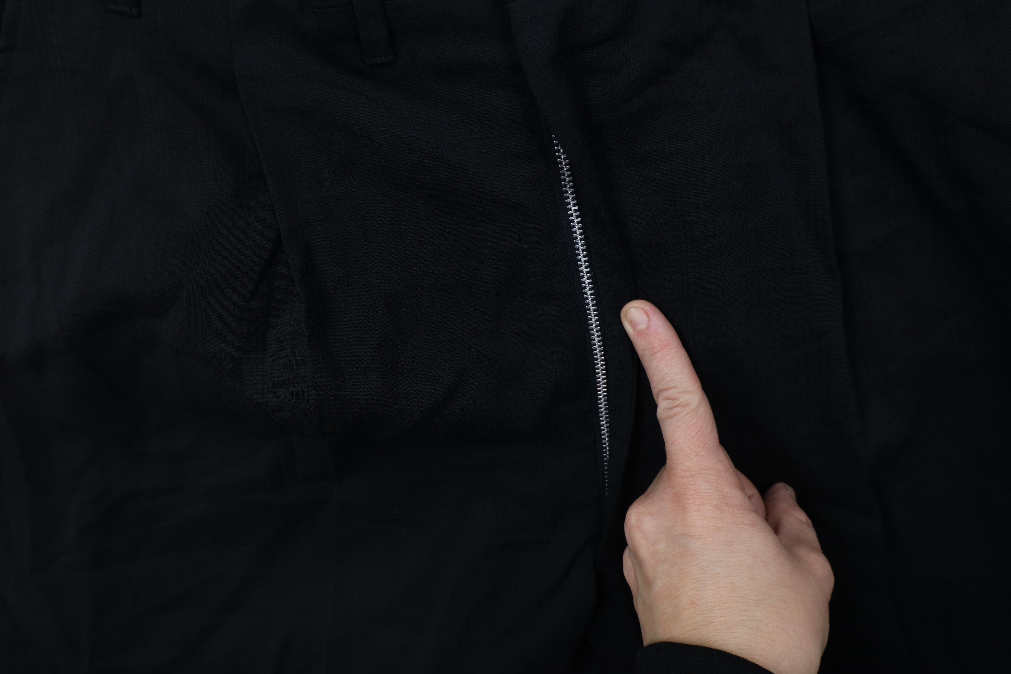 Vintage Vintage 50s Rockabilly Gabardine Chino Pants Black Plaid USA Size US 34 / EU 50 - 6 Thumbnail