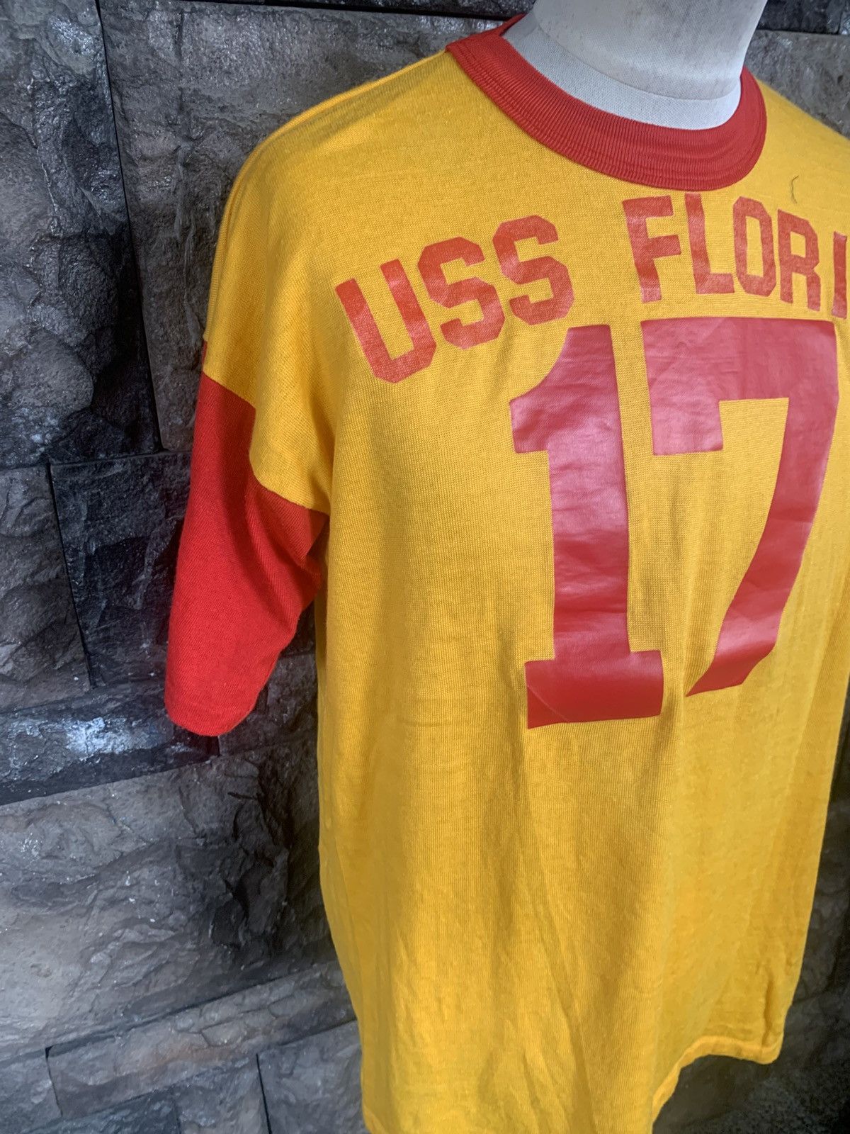 Vintage Vintage 60s Durack USS Florida Jersey Size US XL / EU 56 / 4 - 3 Thumbnail