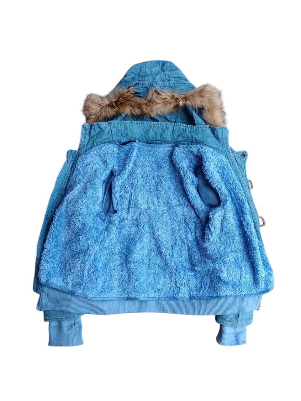 Japanese Brand Natural fit fur raccoon denim ifsixwasnine style jacket Size US M / EU 48-50 / 2 - 6 Thumbnail