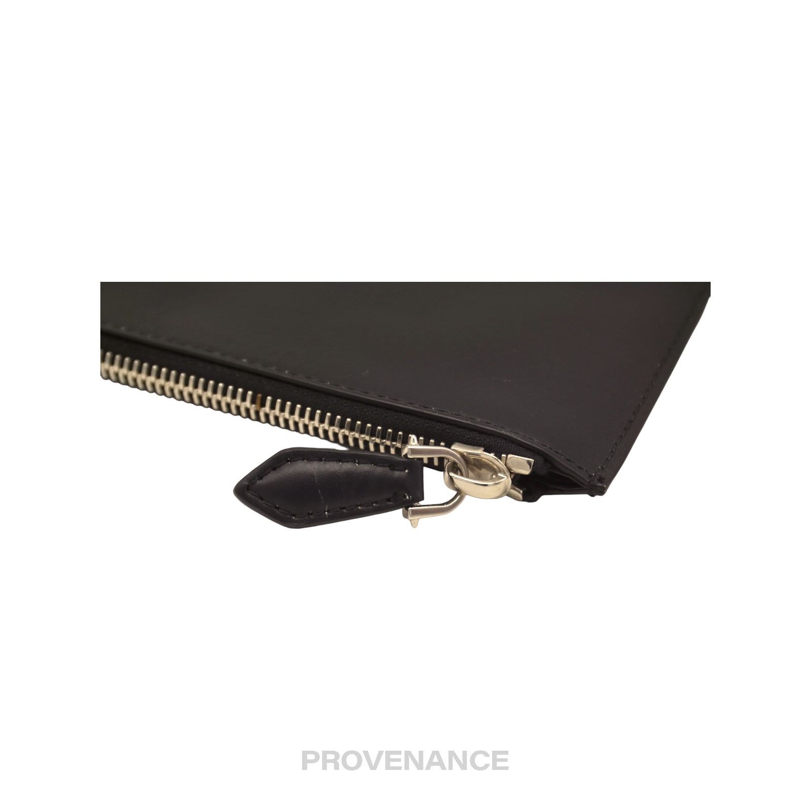 Givenchy 🔴 Givenchy Star Zip Pochette Jour - Black Leather Size ONE SIZE - 8 Thumbnail