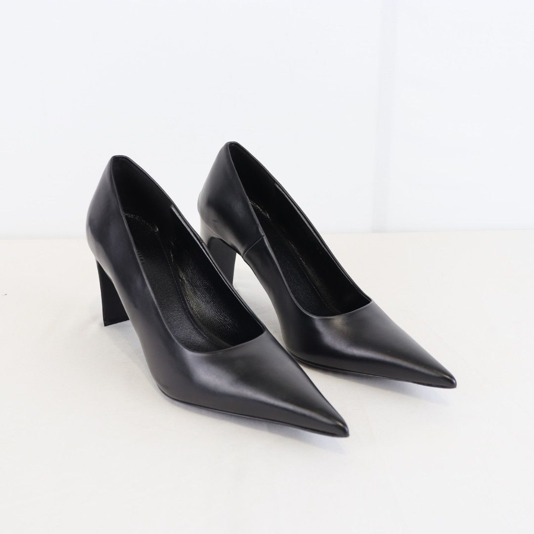 Balenciaga o1rshd1 Soft Calfskin Blade Pump H90 in Black Size US 6 / IT 36 - 2 Thumbnail