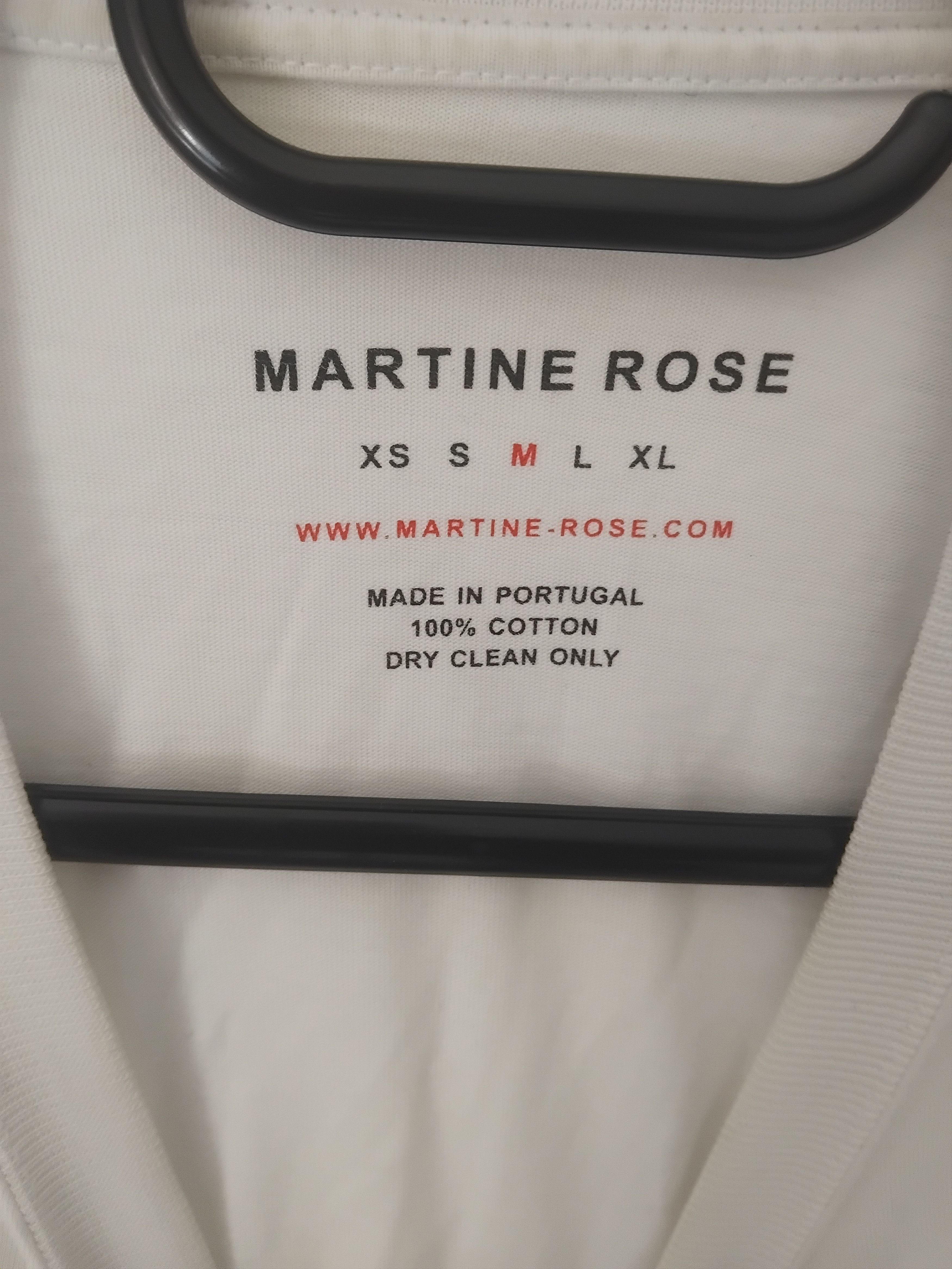 Martine Rose Martine Rose Classic Logo T Shirt (Long Sleeve) Size US M / EU 48-50 / 2 - 3 Thumbnail