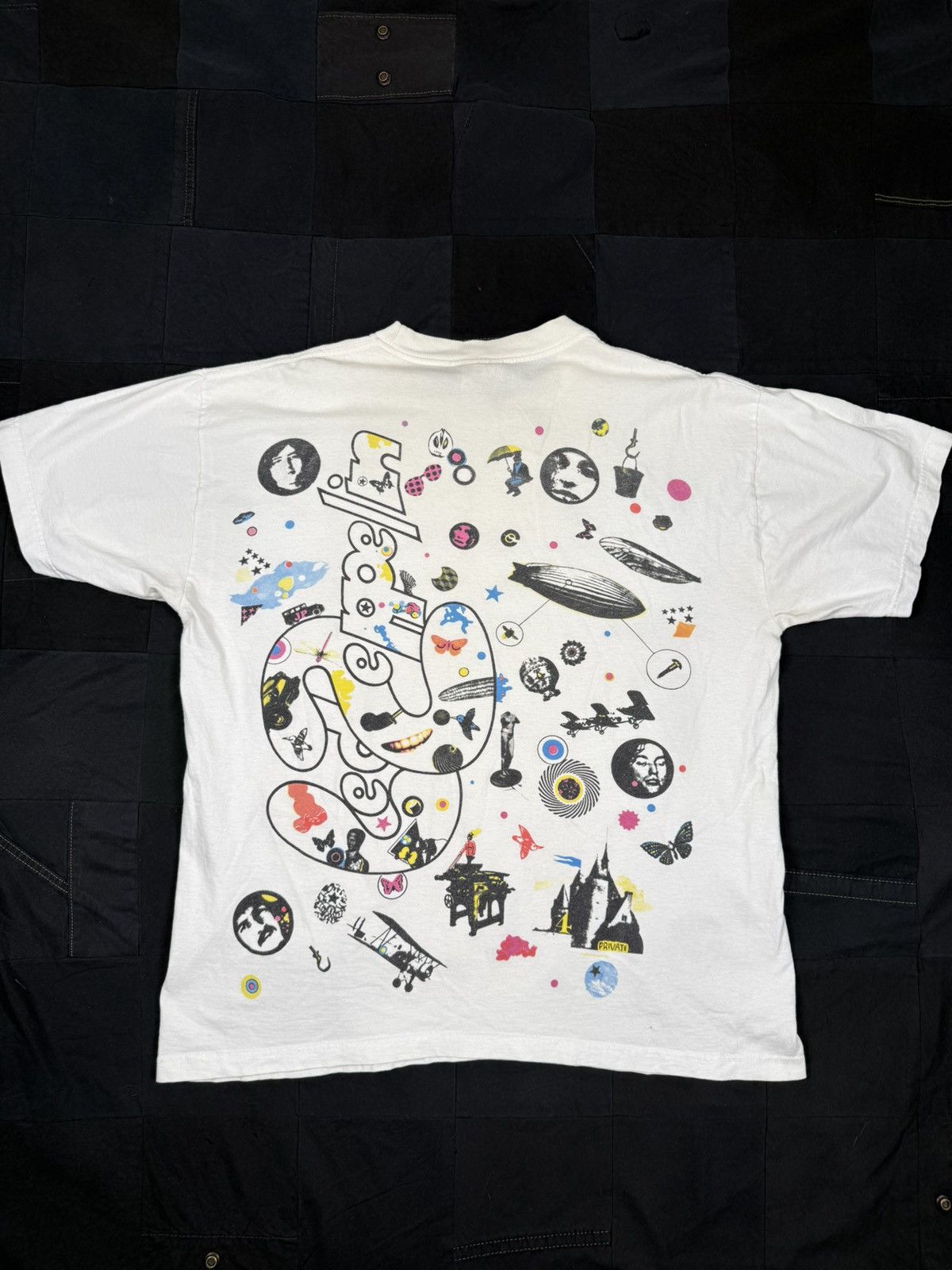 Band Tees × Vintage Led Zeppelin All Over Print Tee Size US XL / EU 56 / 4 - 3 Thumbnail