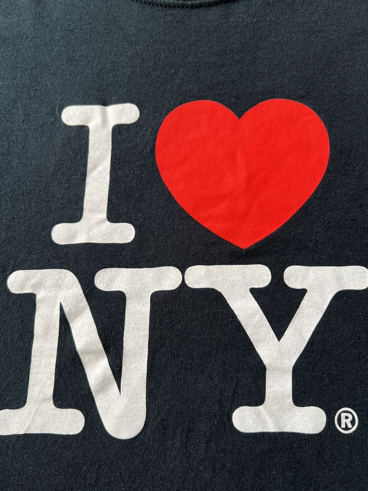 Vintage Vintage 2000s I Love New York NY Black T-shirt Size US S / EU 44-46 / 1 - 4 Thumbnail
