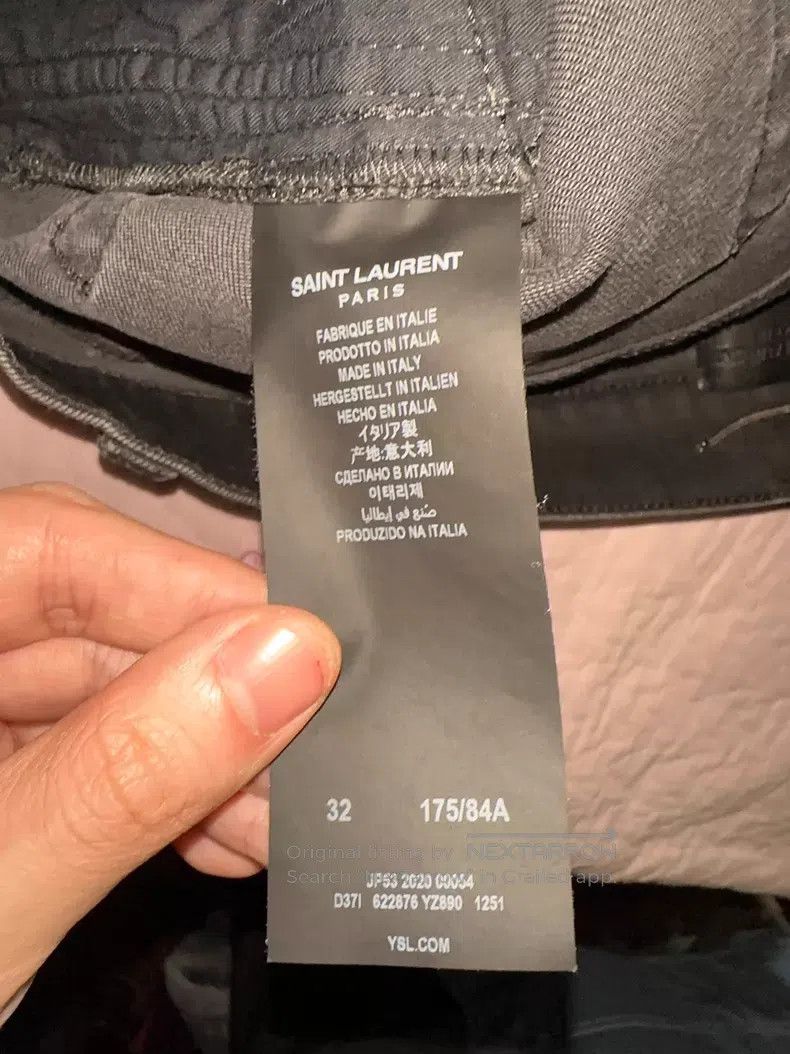 Saint Laurent Paris Saint Laurent Paris Classic wash solid denim pants size 32 Size US 32 / EU 48 - 5 Thumbnail