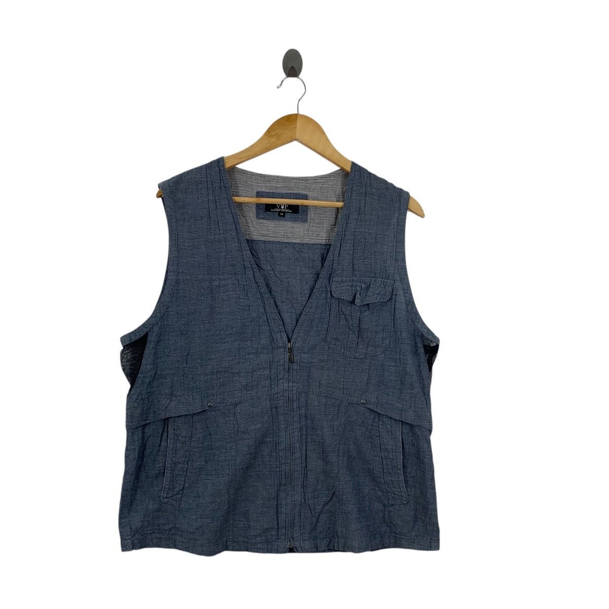 Playboy Vintage PLAYBOY VIP COLLECTION Bunny Denim Jeans Vest Jacket Size L / US 10 / IT 46 - 3 Thumbnail