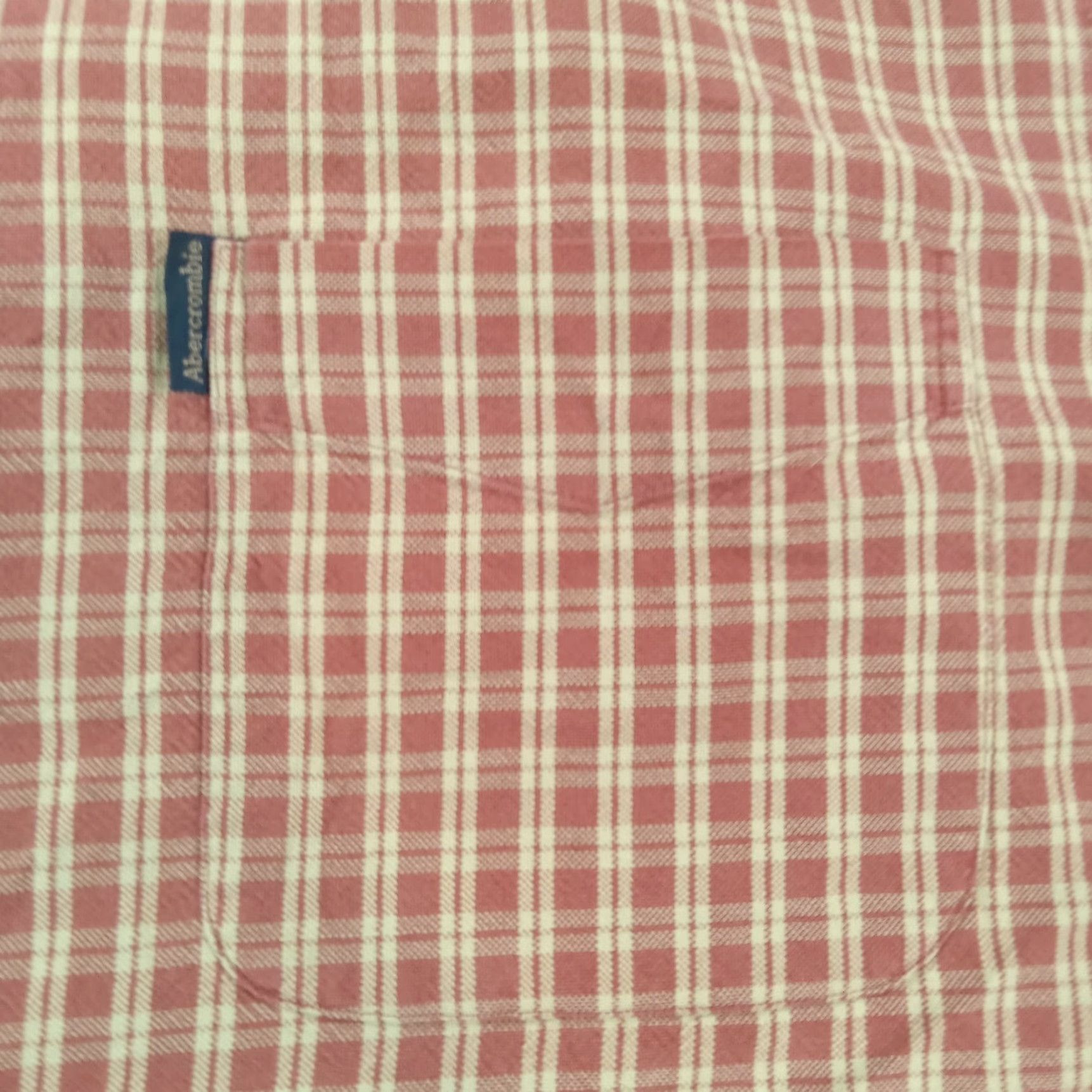 Abercrombie & Fitch Abercrombie & Fitch Flannel Shirt Men Medium Red Plaid Long Sleeve Button-Up Cotton Size US M / EU 48-50 / 2 - 5 Thumbnail