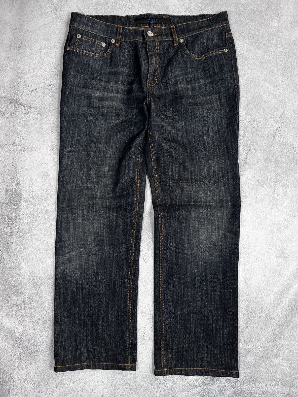 Vintage Y2K Escada straight faded jeans streetwear size 44