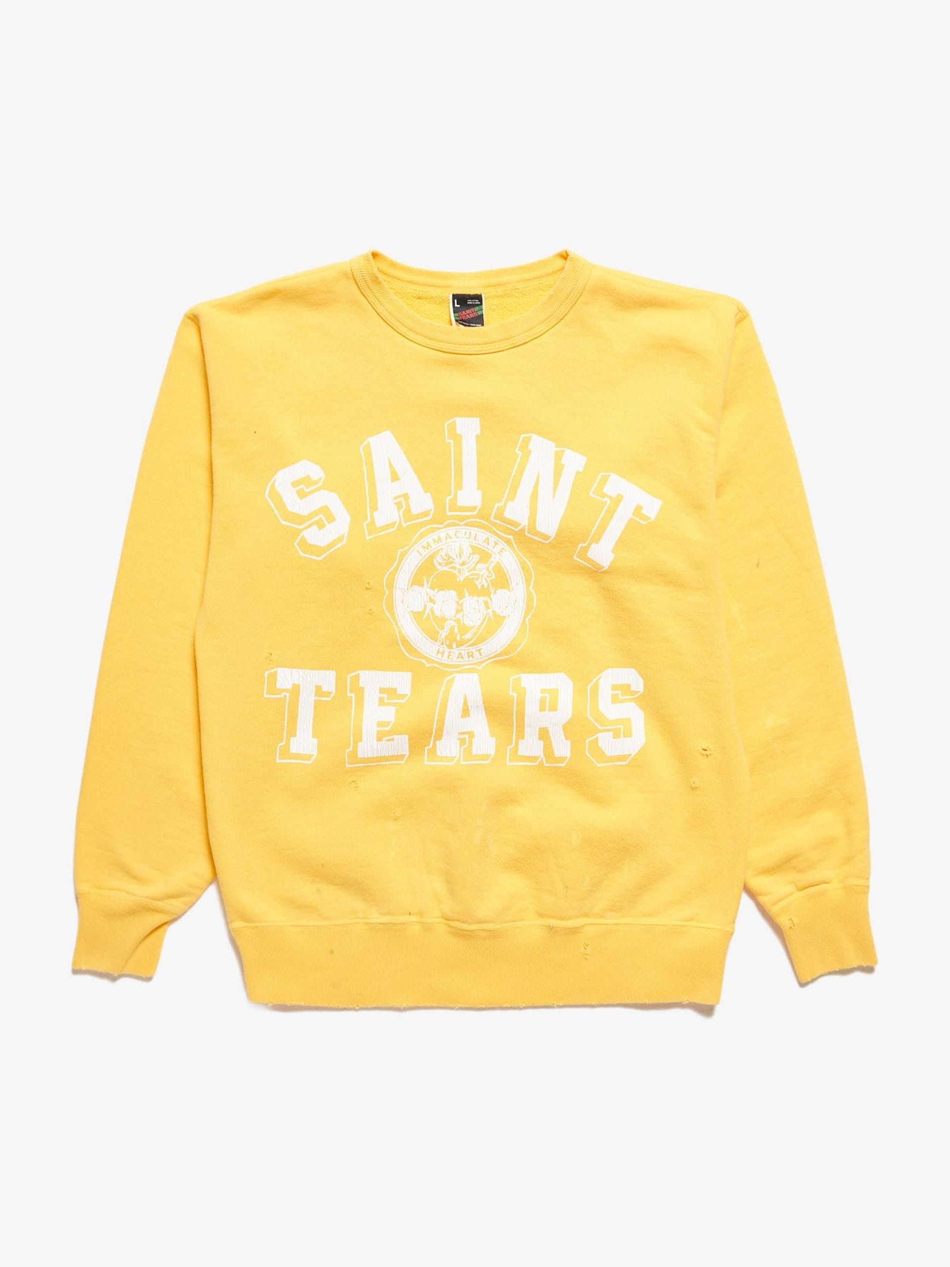 image of Saint Michael Saint Tears Sweatshirt, Men's (Size Large)