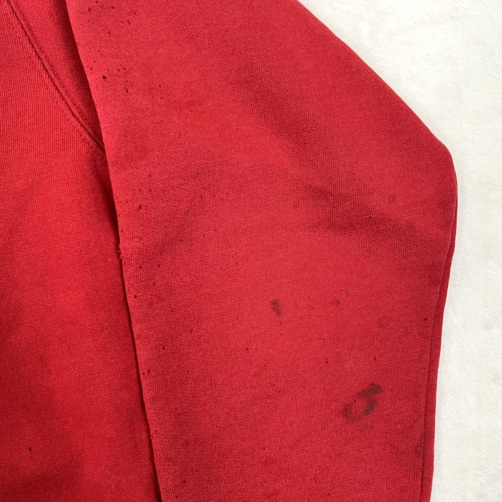 Carhartt Vintage Carhartt Hoodie Sweatshirt Mens XL Red Thrashed Faded Retro Size US XL / EU 56 / 4 - 4 Thumbnail