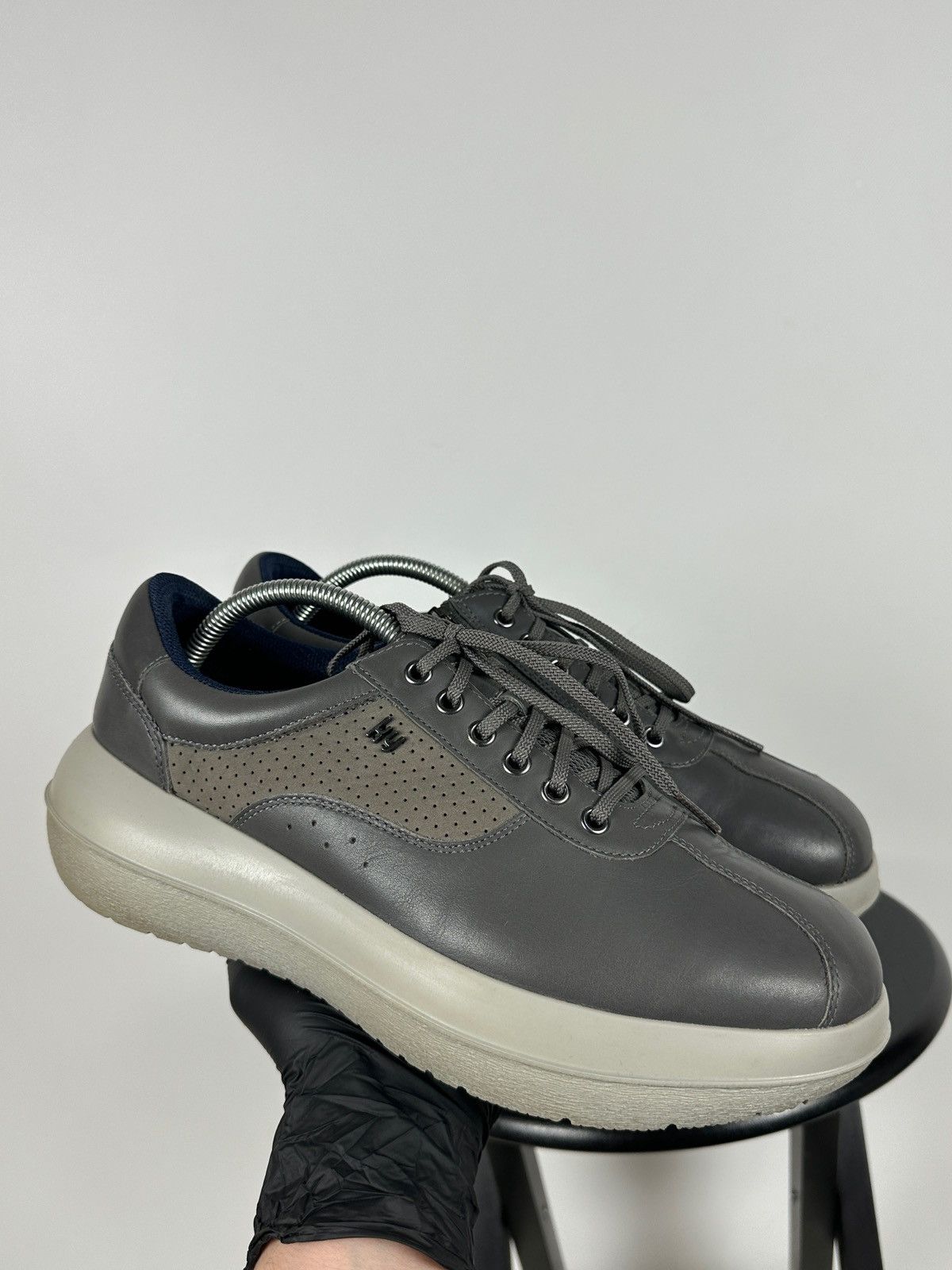 Kybun Kybun Gray Leather Orthopedic Comfort Sneakers Size US 9.5 / EU 42-43 - 1 Thumbnail