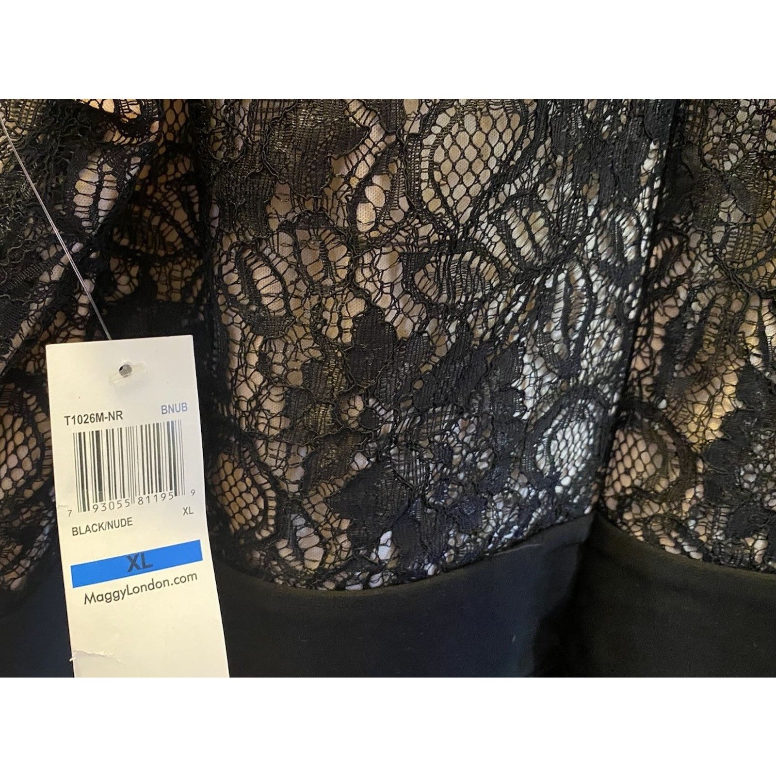 MAGGY LONDON NWT Maggoy London Times Jumpsuit Black Romper Women’s XL 249 Size 38" / US 16 / IT 52 - 6 Thumbnail