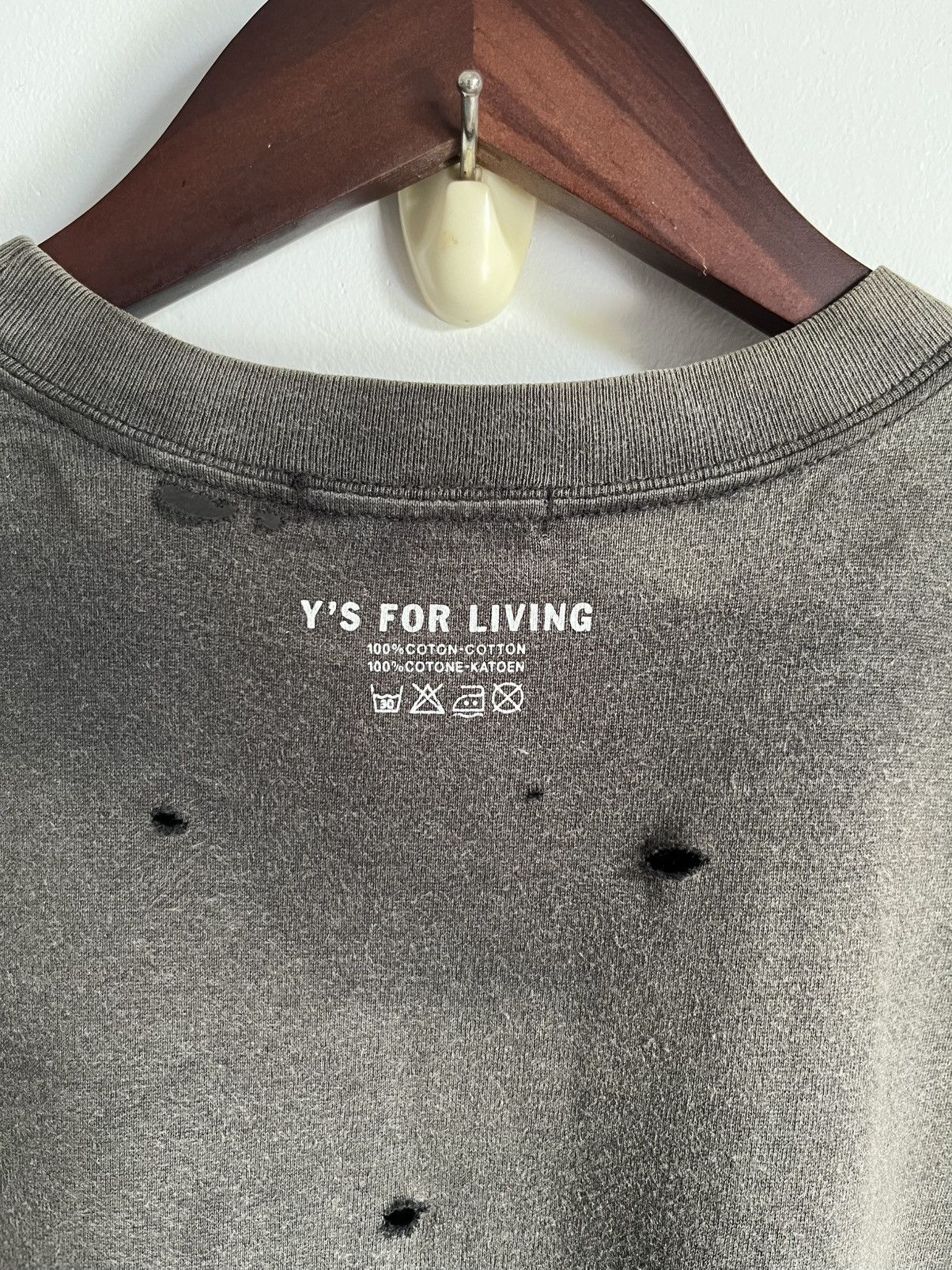 Y's × Yohji Yamamoto Thrashed Sun Faded Tank Top Size US M / EU 48-50 / 2 - 6 Thumbnail