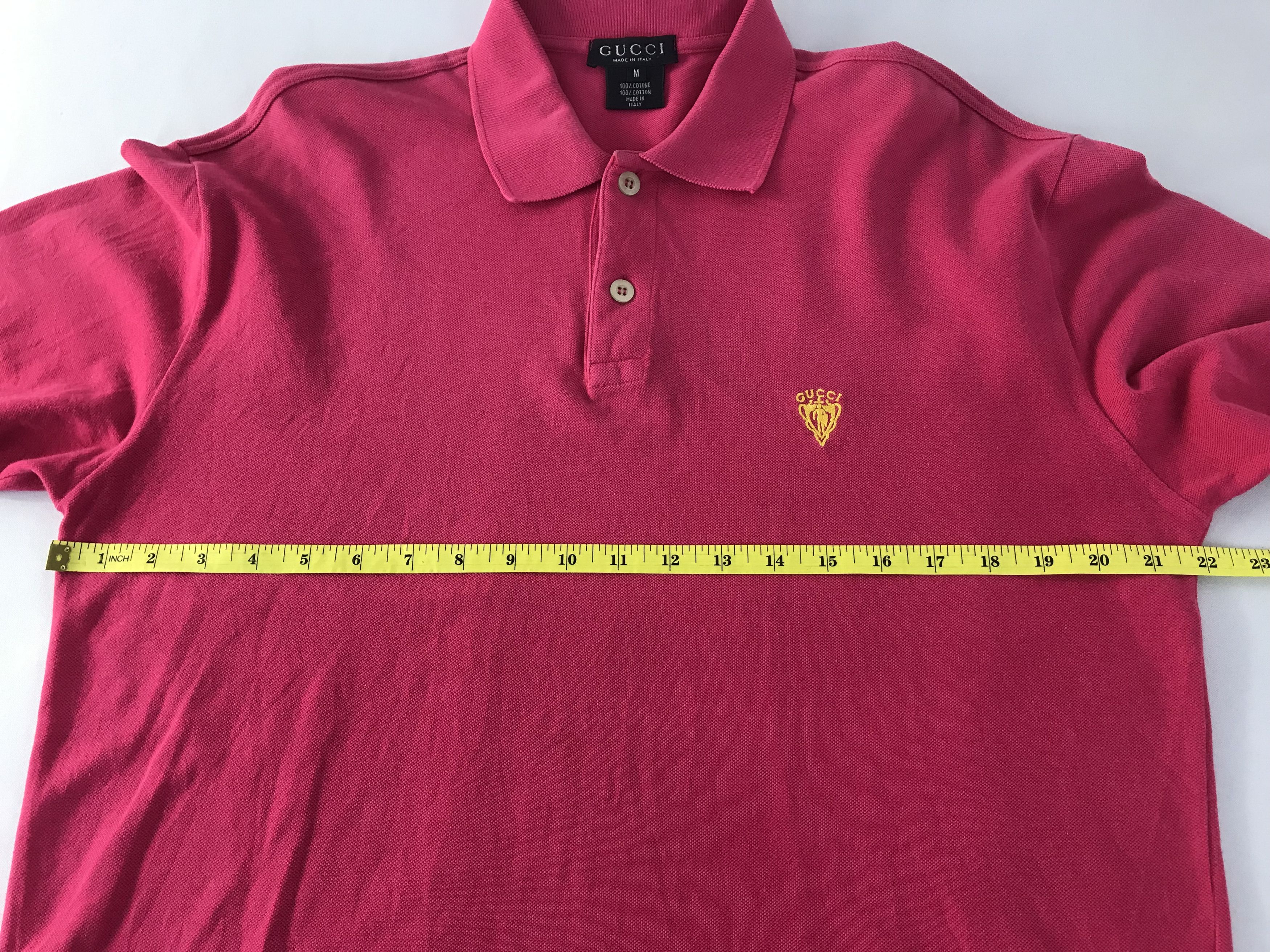 Gucci Gucci Plain Emboidery Logo Longsleeve Polo Tee Size US L / EU 52-54 / 3 - 7 Thumbnail
