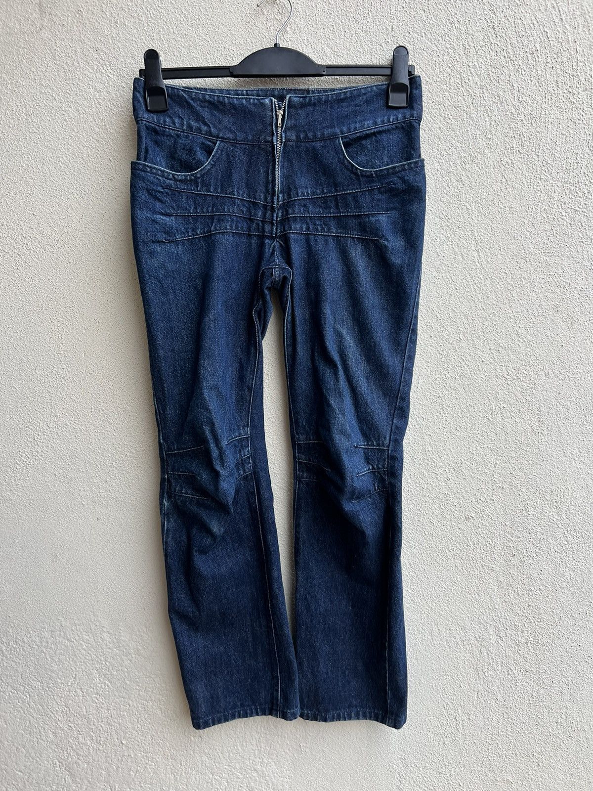 Vintage Vintage Yuji Yamada Furnishings Cinch Back Denim Jeans Size US 30 / EU 46 - 20 Thumbnail