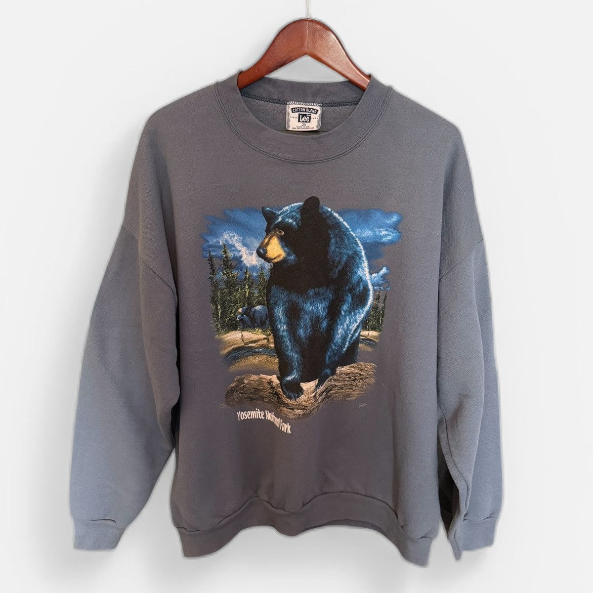 Lee Vintage 90s Yosemite National Park Lee sweatshirt Size US XXL / EU 58 / 5 - 1 Thumbnail