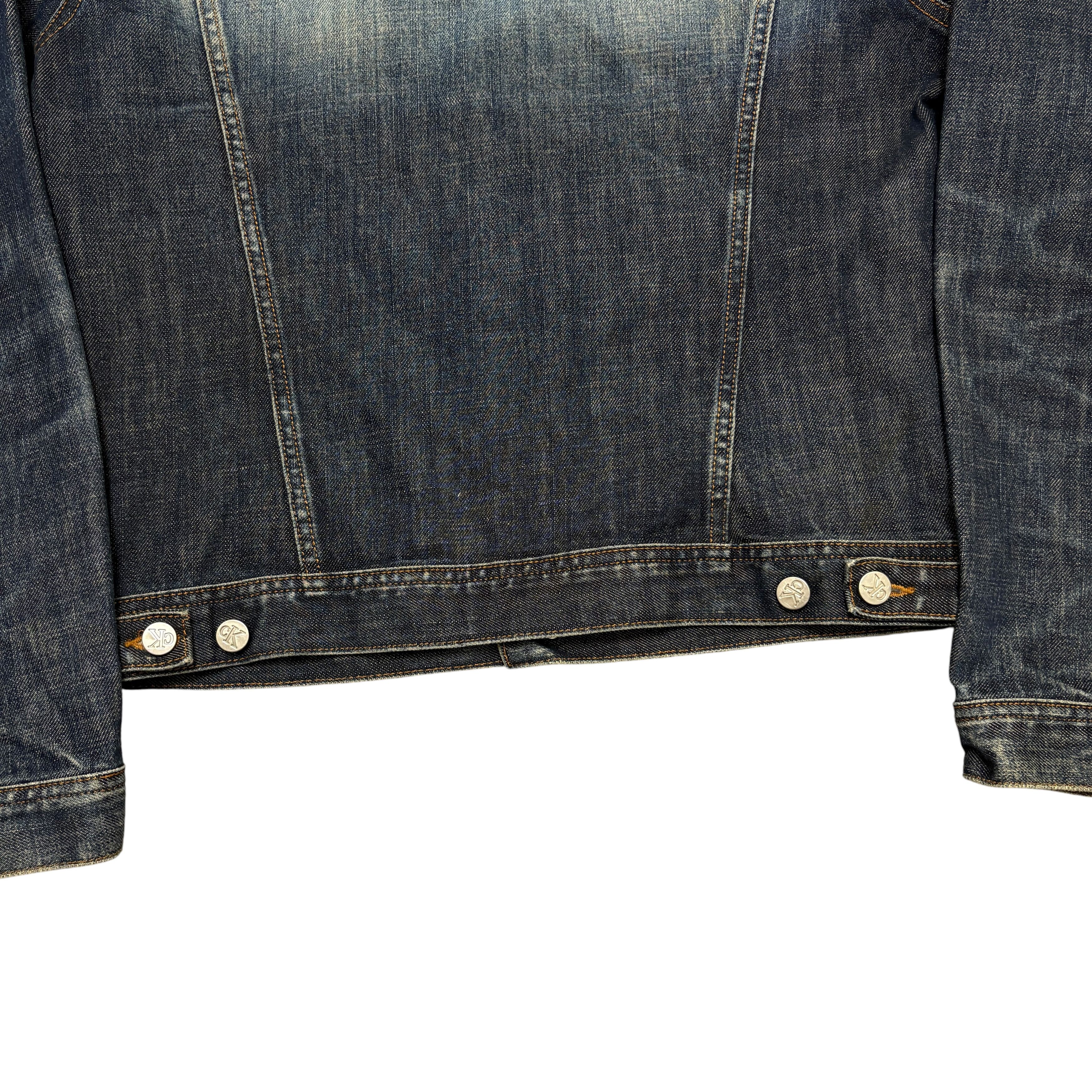 Calvin Klein Vintage Calvin Klein Jeans Y2K Womens Denim Jacket Trucker Size L / US 10 / IT 46 - 16 Thumbnail