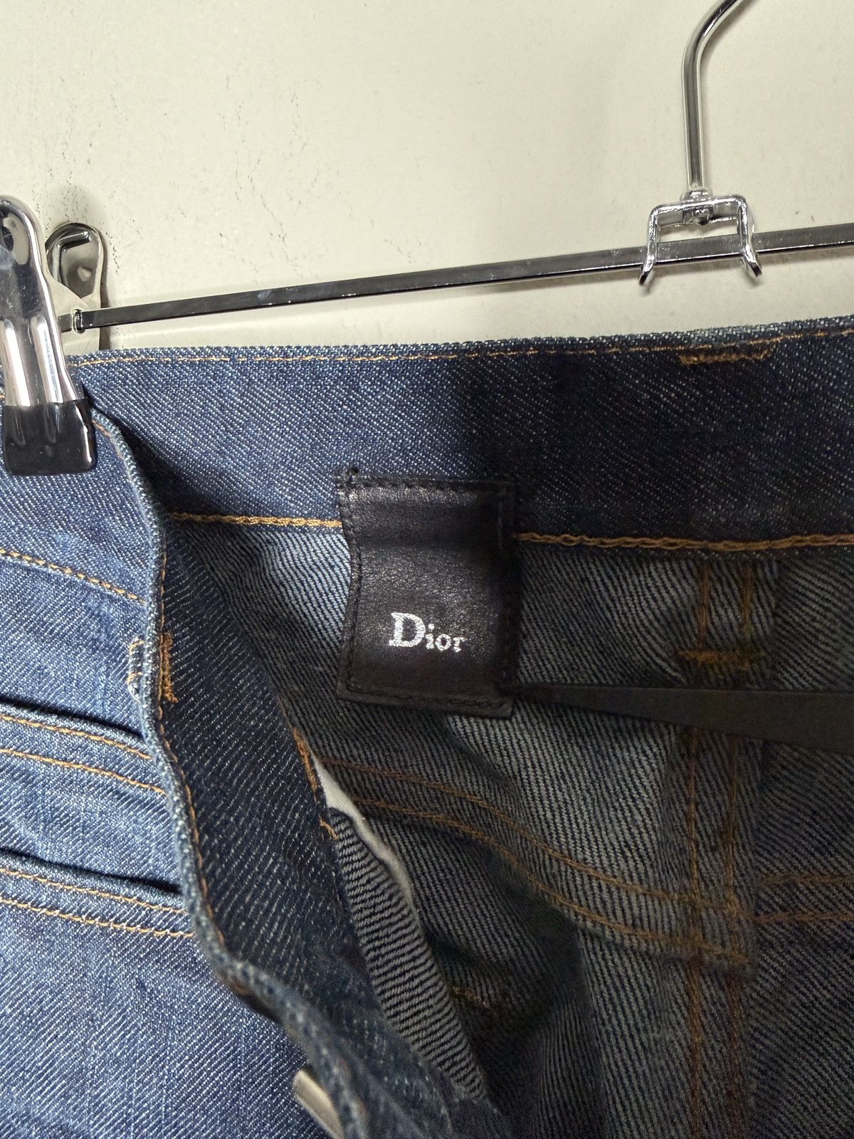 Dior Dior Homme Dark Indigo 17CM Skinny Denim Size US 27 - 5 Thumbnail