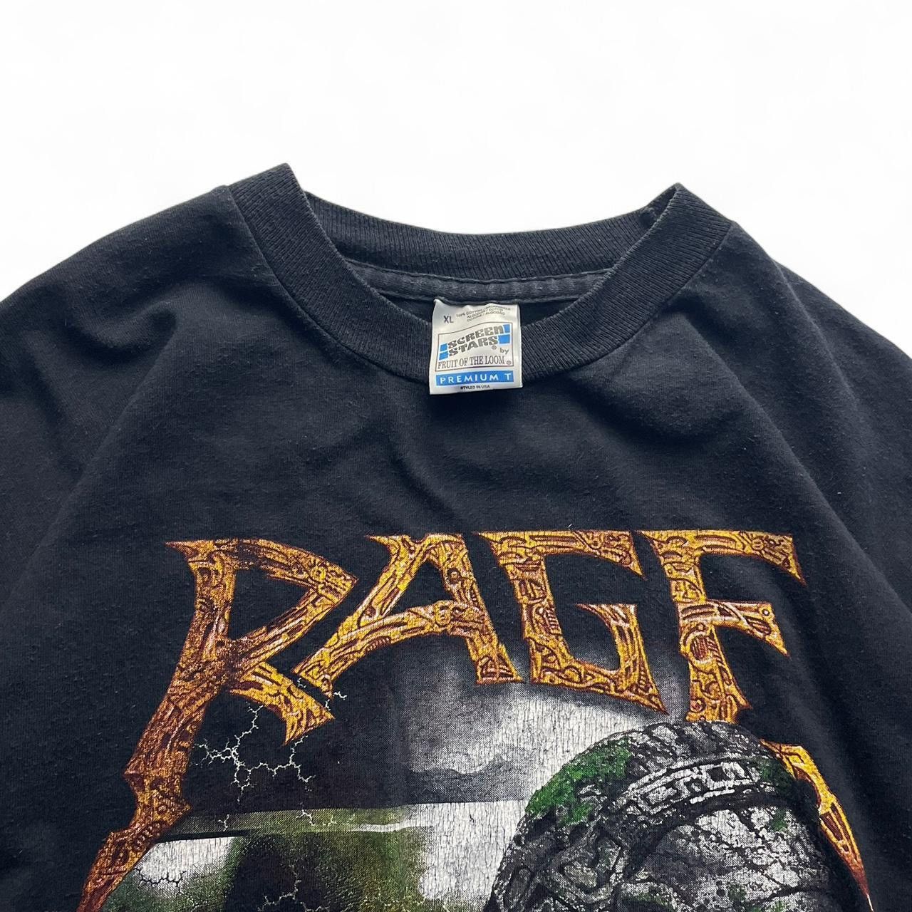 Band Tees 💫🌹1996 rare Rage “End Of All Days” Screen Stars long sleeve Size US XL / EU 56 / 4 - 5 Thumbnail