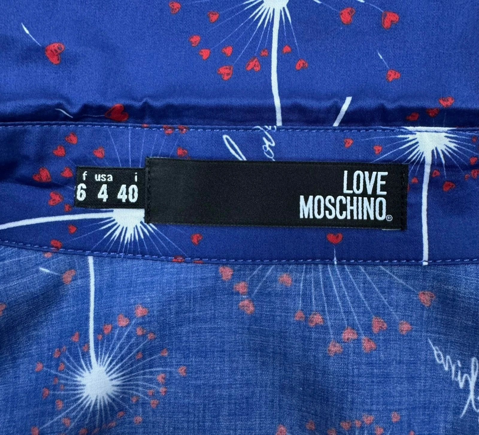 Love Moschino Love Moschino Printed Shirt Collared size US4 I40 Size S / US 4 / IT 40 - 10 Thumbnail