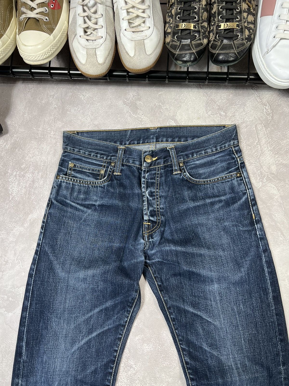 Carhartt Carhartt Vintage Indigo Denim Pants Leather Tab Size US 31 - 6 Thumbnail