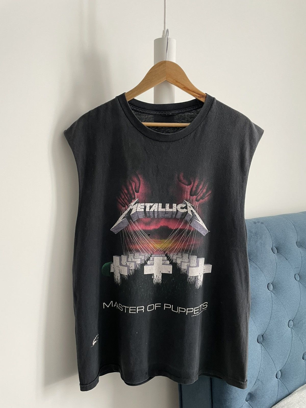 Band Tees 💥RARE💥 Vintage Metallica 1994 Master Of Puppets T-Shirt Size US XL / EU 56 / 4 - 1 Thumbnail