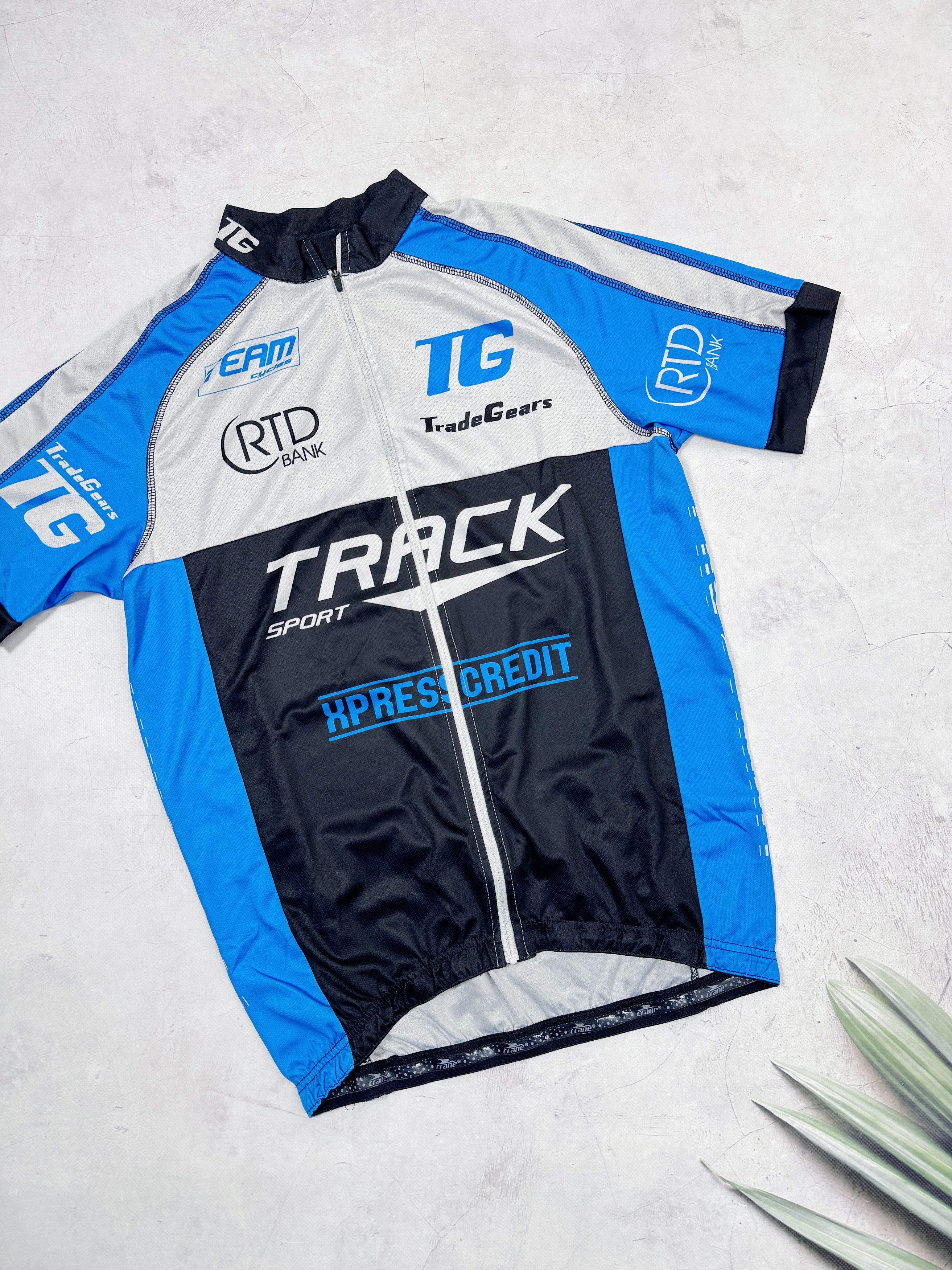 Sports Specialties Crane Cycling Jersey Track Sport RTD Bank Trade Gears Size US M / EU 48-50 / 2 - 4 Thumbnail