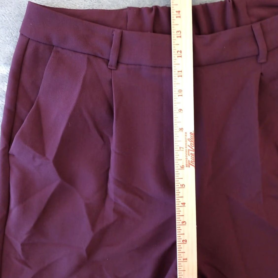 Old Navy Old Navy Pants Womens Large Purple Wide leg Pleated Front Pockets Tailored Dress Pants Size 36" / US 14 / IT 50 - 3 Thumbnail