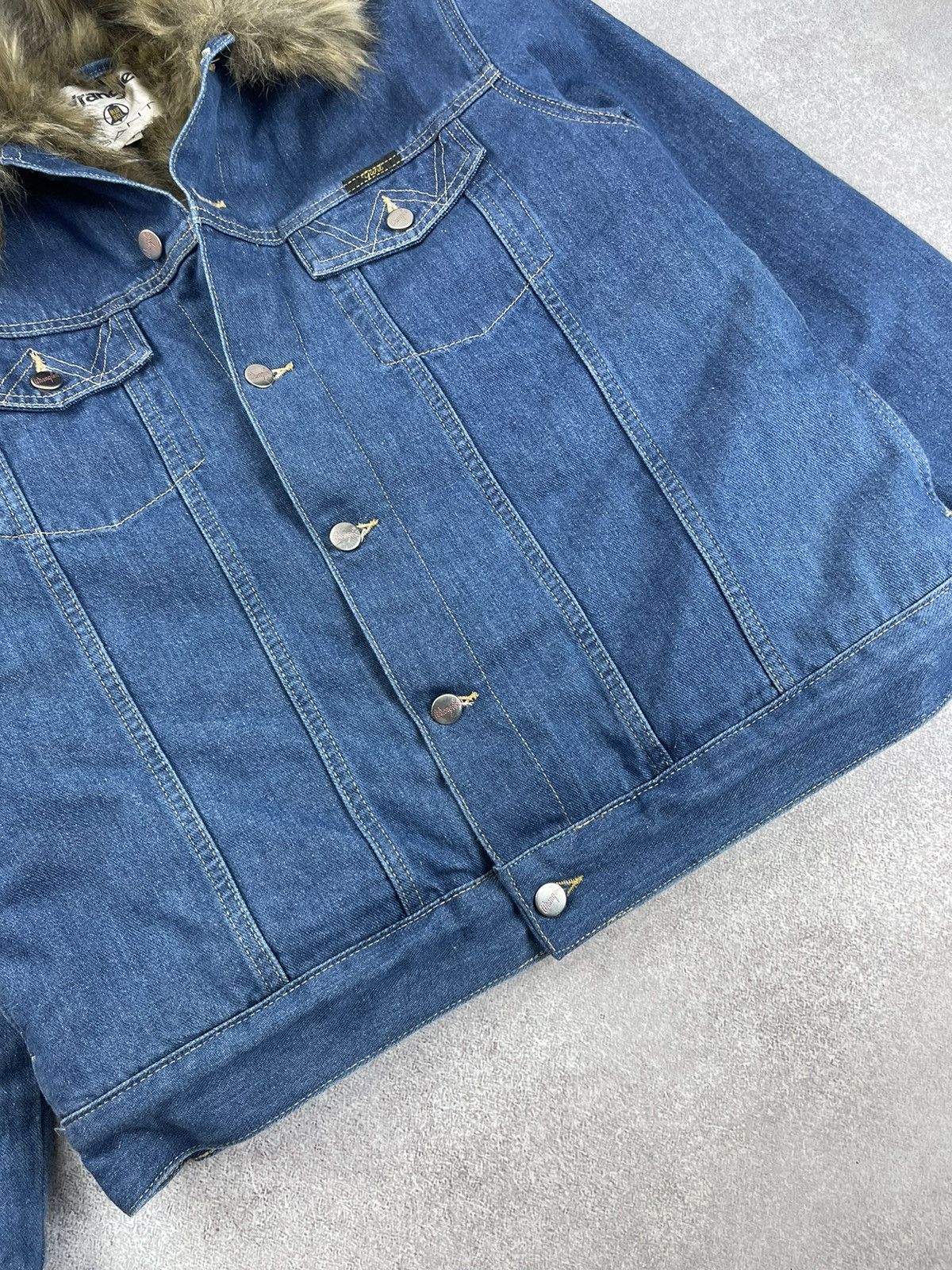 Gant × Wrangler Wrangler x Gant Faux Fur Denim Jacket Men’s Size S Size US S / EU 44-46 / 1 - 5 Thumbnail