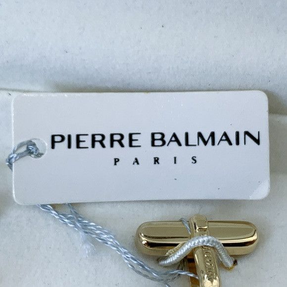 Pierre Balmain Pierre Balmain Gold and Navy Tone Cufflinks and Tie Pin Set Size ONE SIZE - 8 Thumbnail