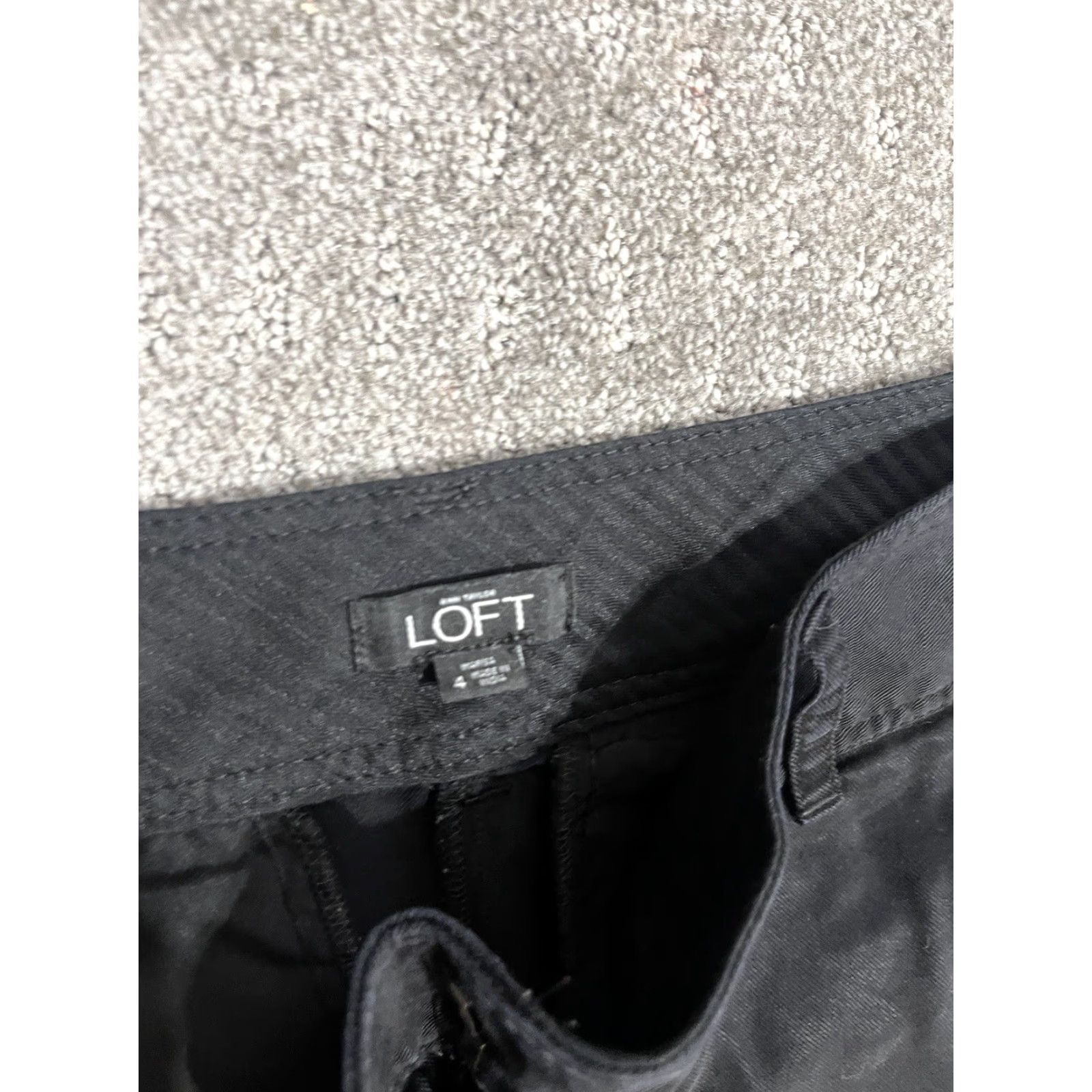Loft Loft Women's Pants 4 Black Lyocell Dress Pants Career Minimalist Bottoms Size 27" / US 4 / IT 40 - 5 Thumbnail