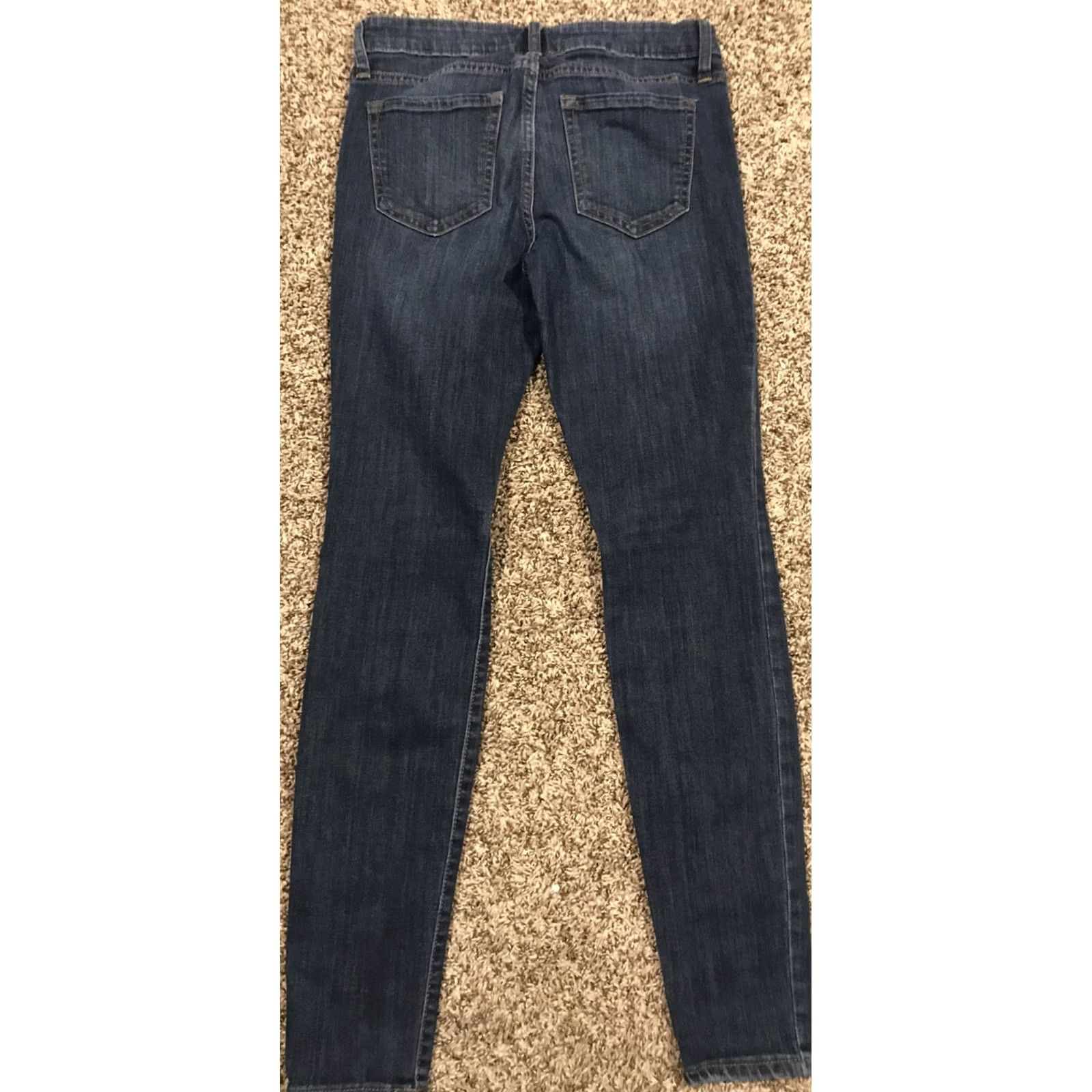 Gap Gap Womens Denim Jean Leggings Stretch Size 2 27 in Waist Medium Blue Cotton Blend Denim Skinny Jegging Womens Leggings Stretch 30 in Inseam Size 27" / US 4 / IT 40 - 3 Thumbnail