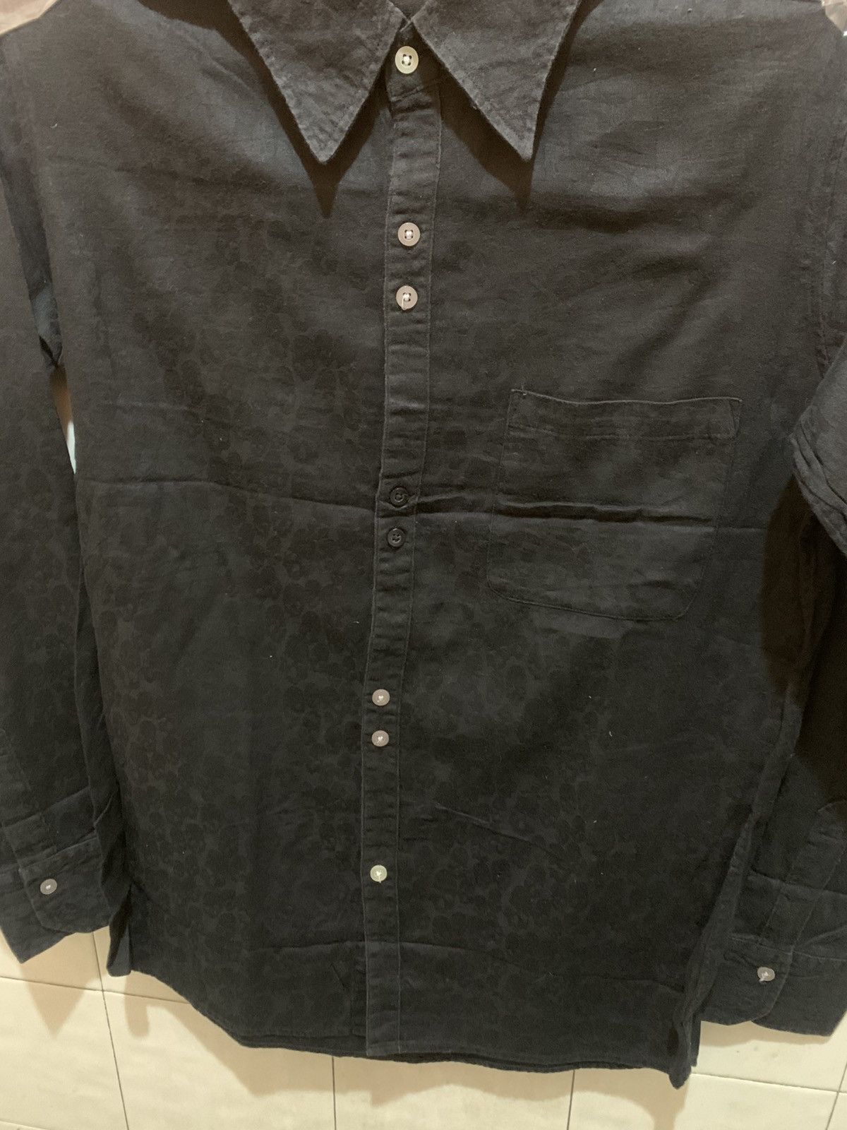 If Six Was Nine 90s Omkoe Overprint Skull Shirt Size US M / EU 48-50 / 2 - 4 Thumbnail
