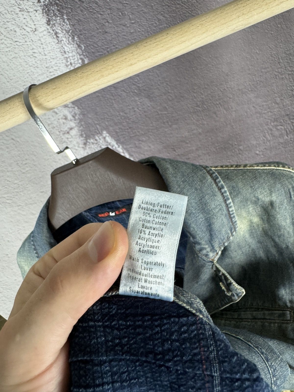 Paul Smith Red Ear by Paul Smith blue faded denim work jacket blazer Size US L / EU 52-54 / 3 - 24 Thumbnail
