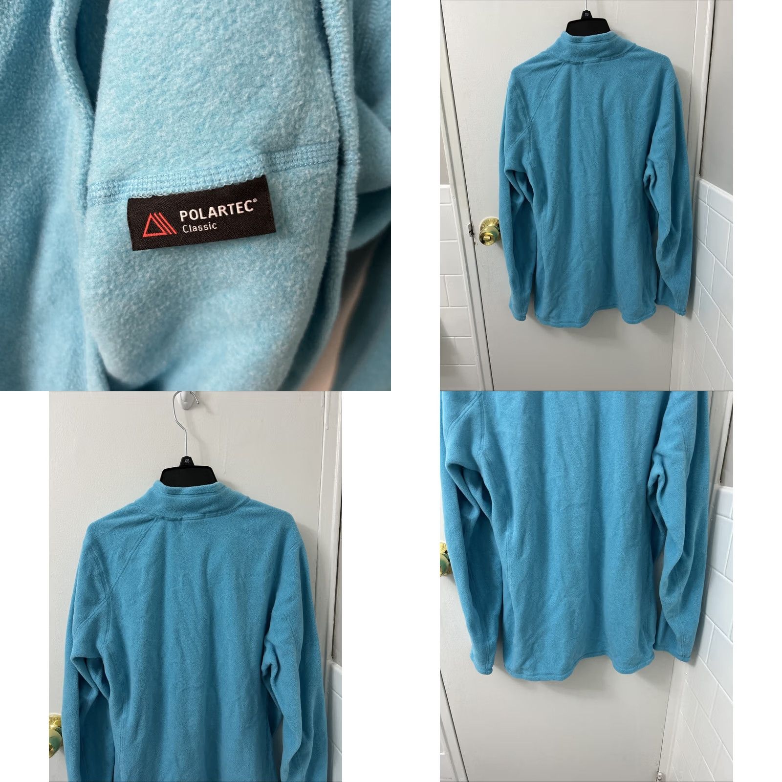 The North Face The North Face Polartec 1/4 Zip Women XL Blue Pullover Sweatshirt Sweater Size XL / US 12-14 / IT 48-50 - 8 Thumbnail