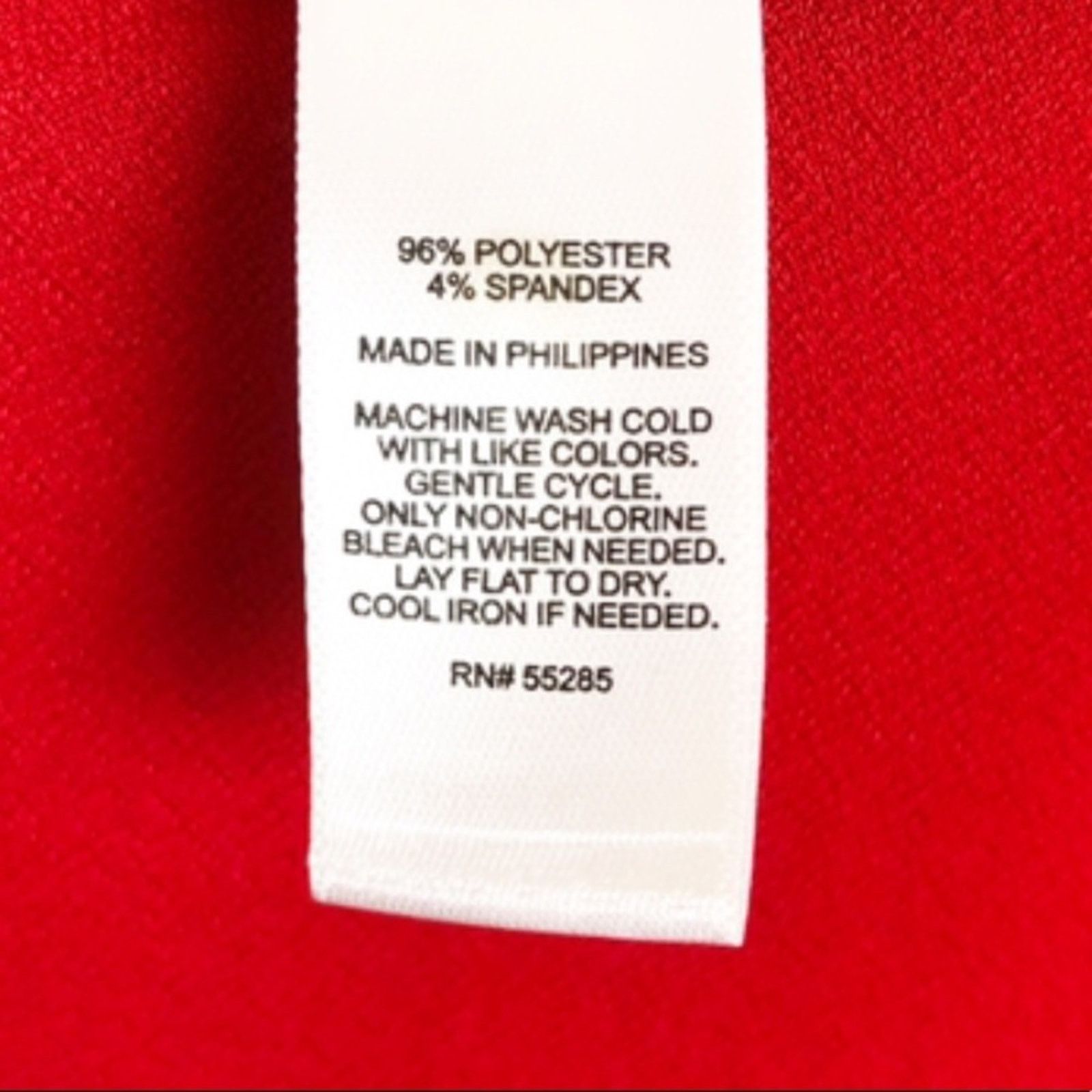 Express Express Women’s Red Lace Up Long Sleeve Sexy Blouse Size M / US 6-8 / IT 42-44 - 14 Thumbnail