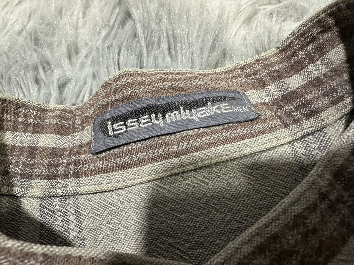 Issey Miyake 🔥80s Issey Miyake Men Wool Half Button Shirt Size US L / EU 52-54 / 3 - 8 Thumbnail