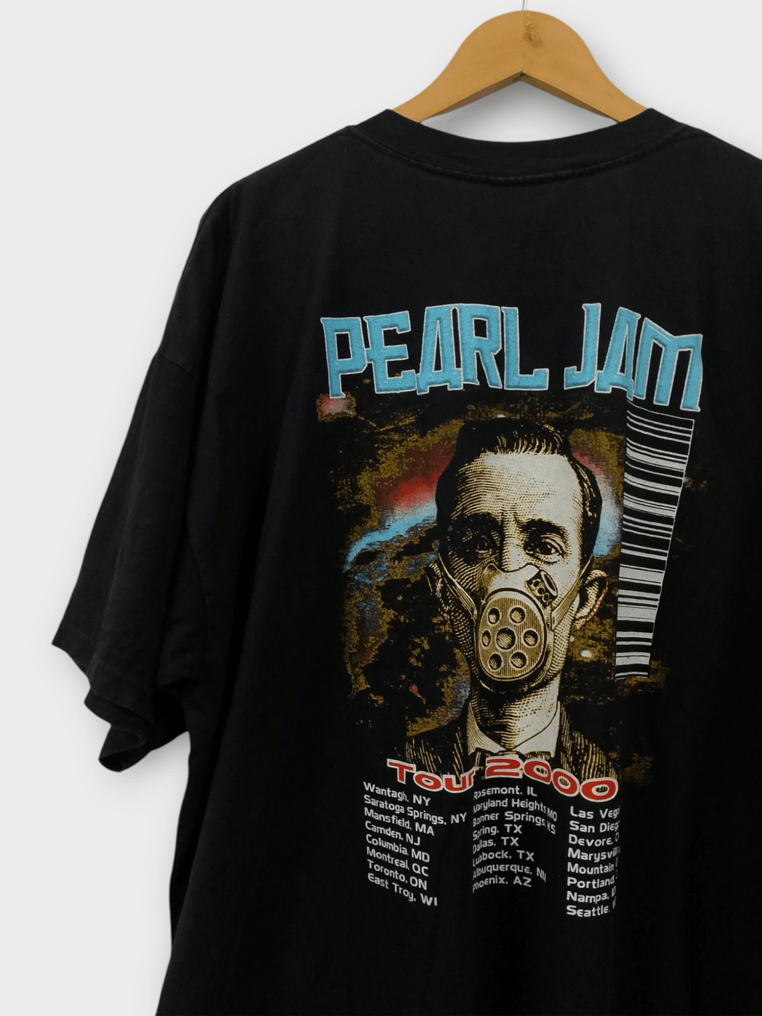 Band Tees × Vintage Vintage 2000 Pearl Jam Binaural Tour Tee Size US XXL / EU 58 / 5 - 4 Thumbnail
