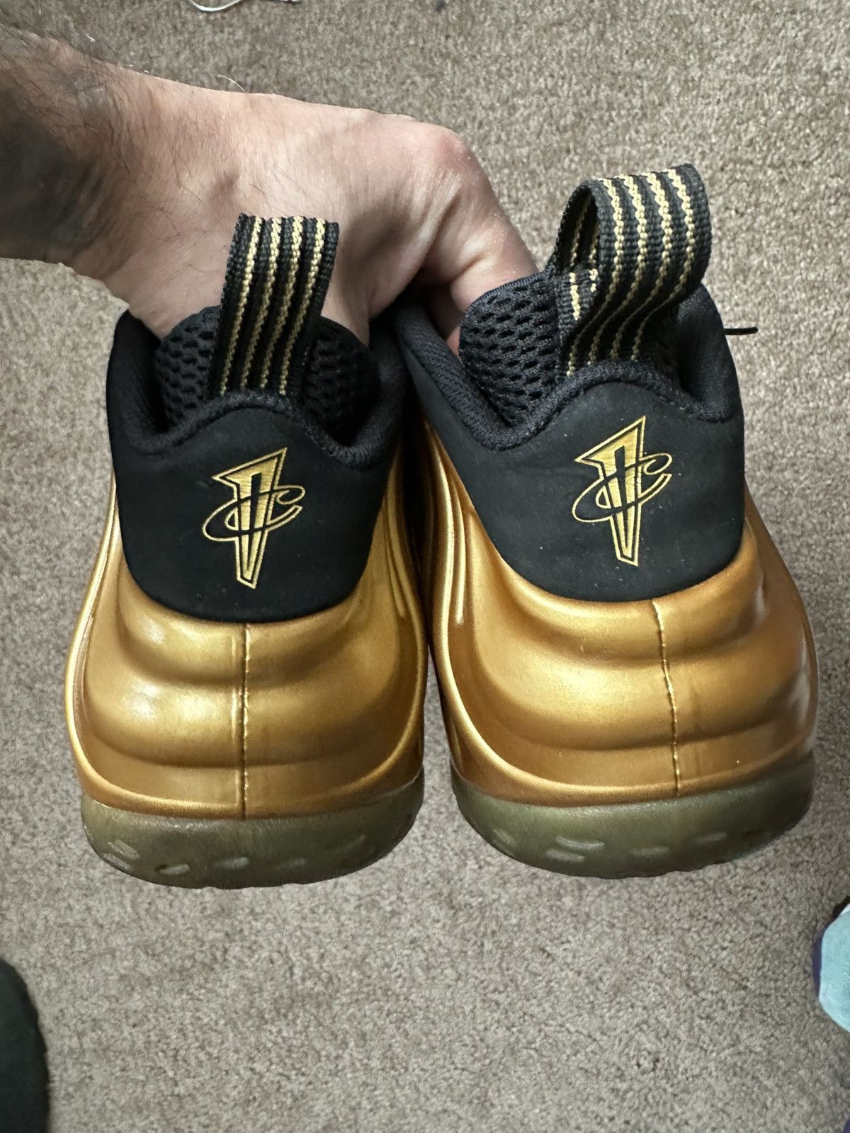 Nike Nike foamposite gold Size US 10 / EU 43 - 5 Thumbnail