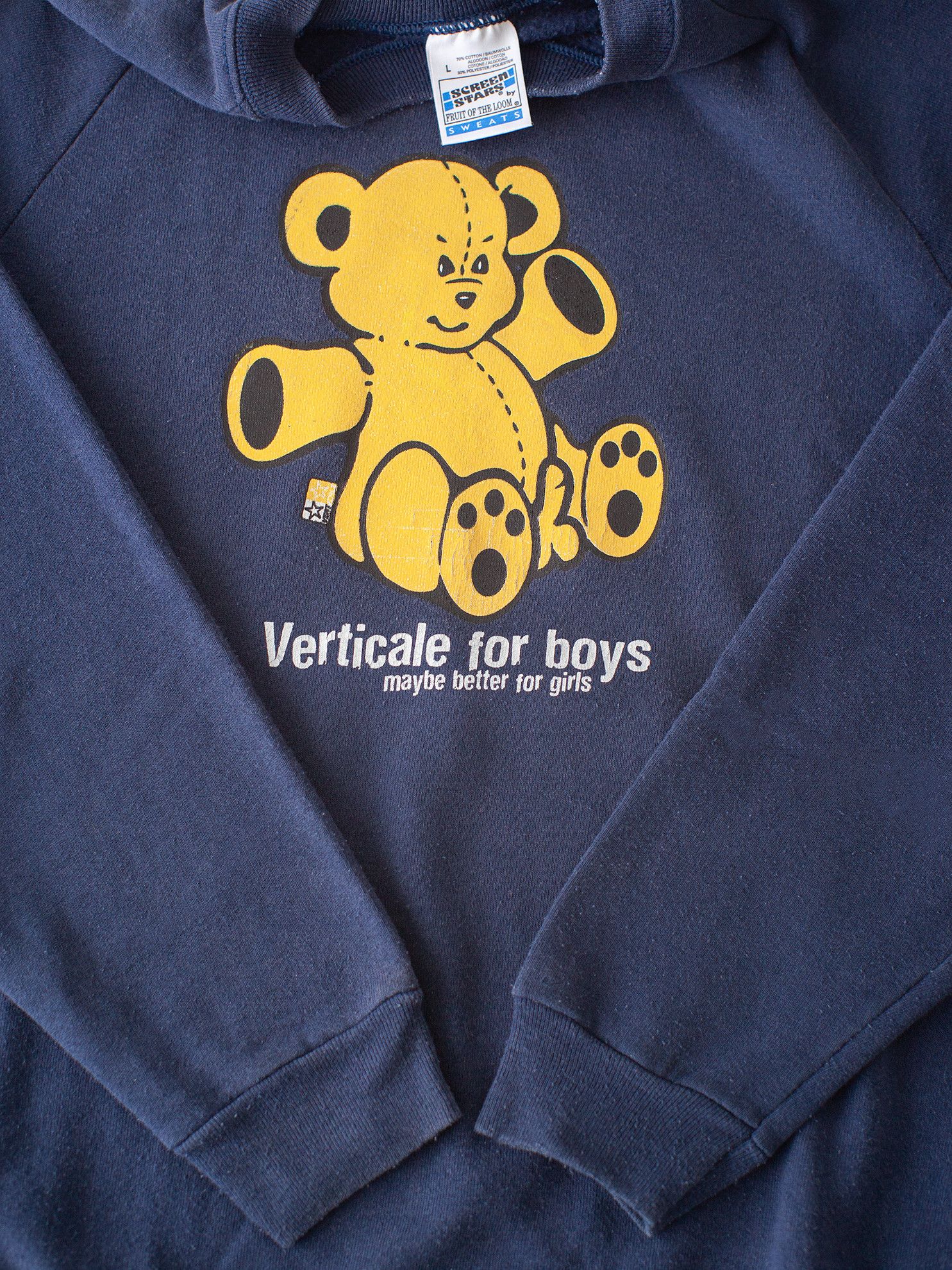 Vintage Vintage 90s Teddy Bear Parody Skateboarding Style Sweatshirt Size US L / EU 52-54 / 3 - 3 Thumbnail