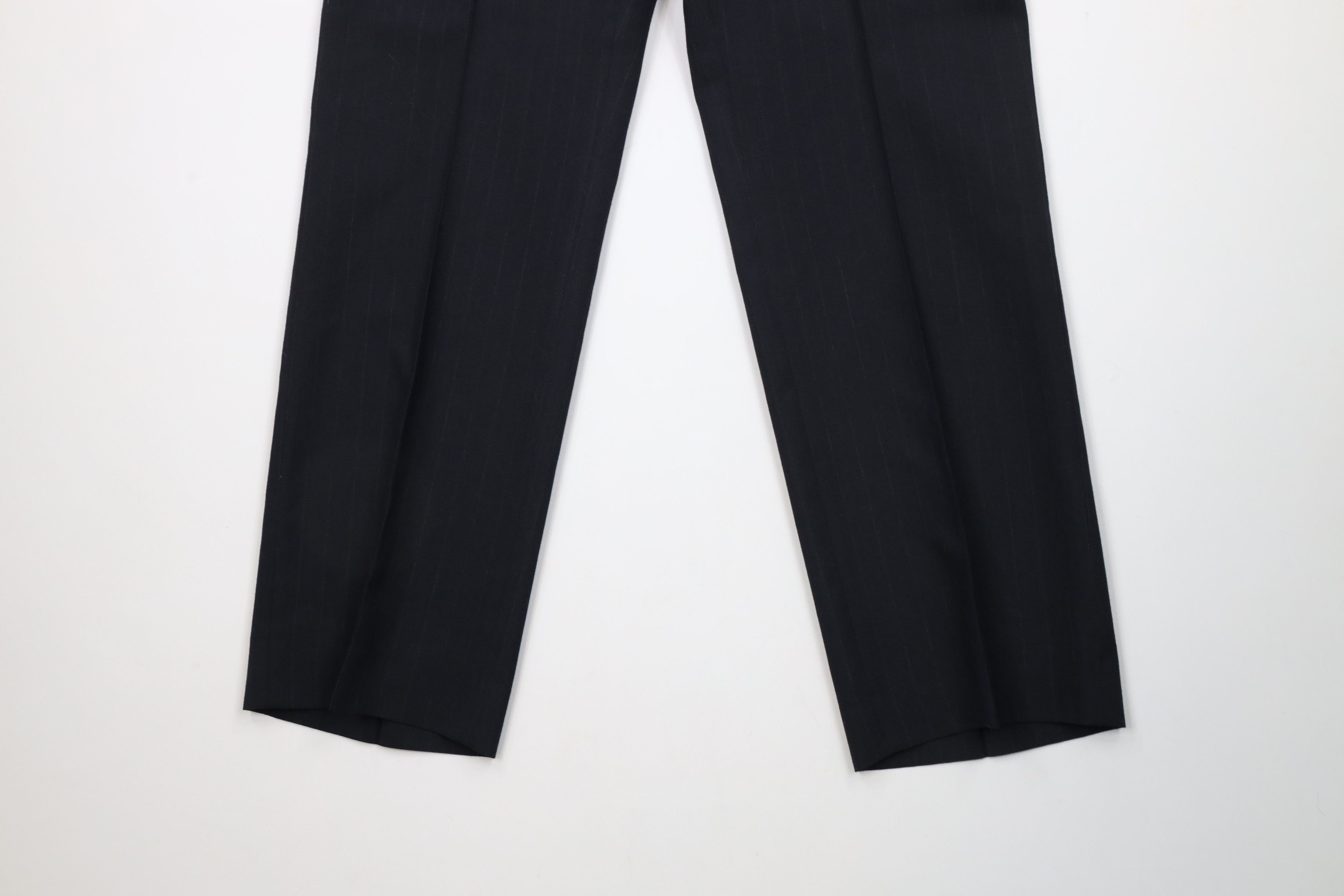 Vintage Vintage 90s Streetwear Pinstriped Wide Leg Chino Pants Size US 34 / EU 50 - 4 Thumbnail