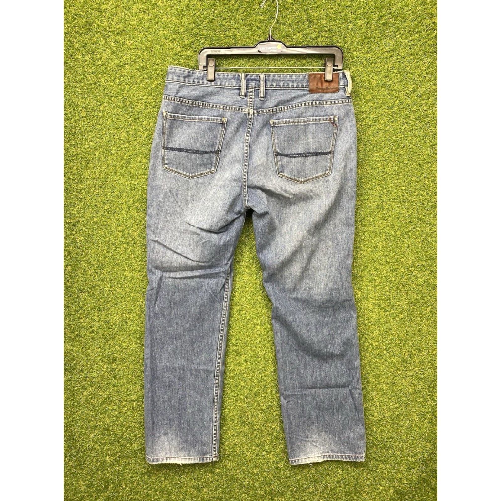 Tommy Bahama VINTAGE Tommy Bahama Antigua Cove Jeans Mens 36x30 Blue Denim Straight Regular 5-Pocket Pockets Beach Size US 36 / EU 52 - 2 Thumbnail