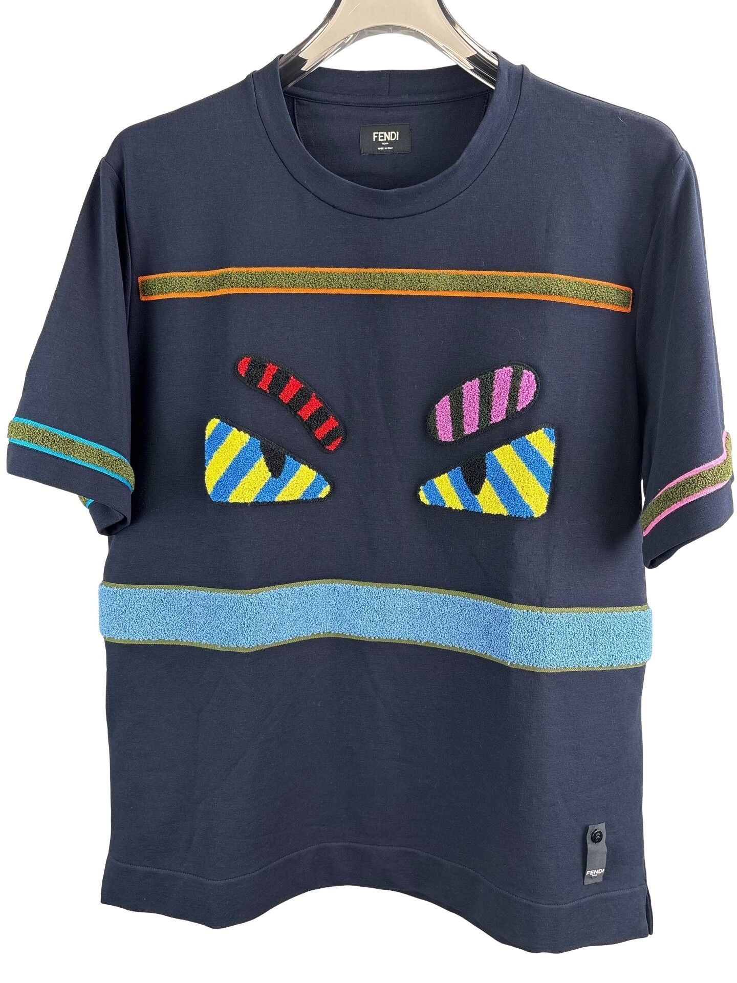 Fendi Fendi Bag Bug Monster Eyes T-Shirt Size 50 Size US M / EU 48-50 / 2 - 1 Thumbnail